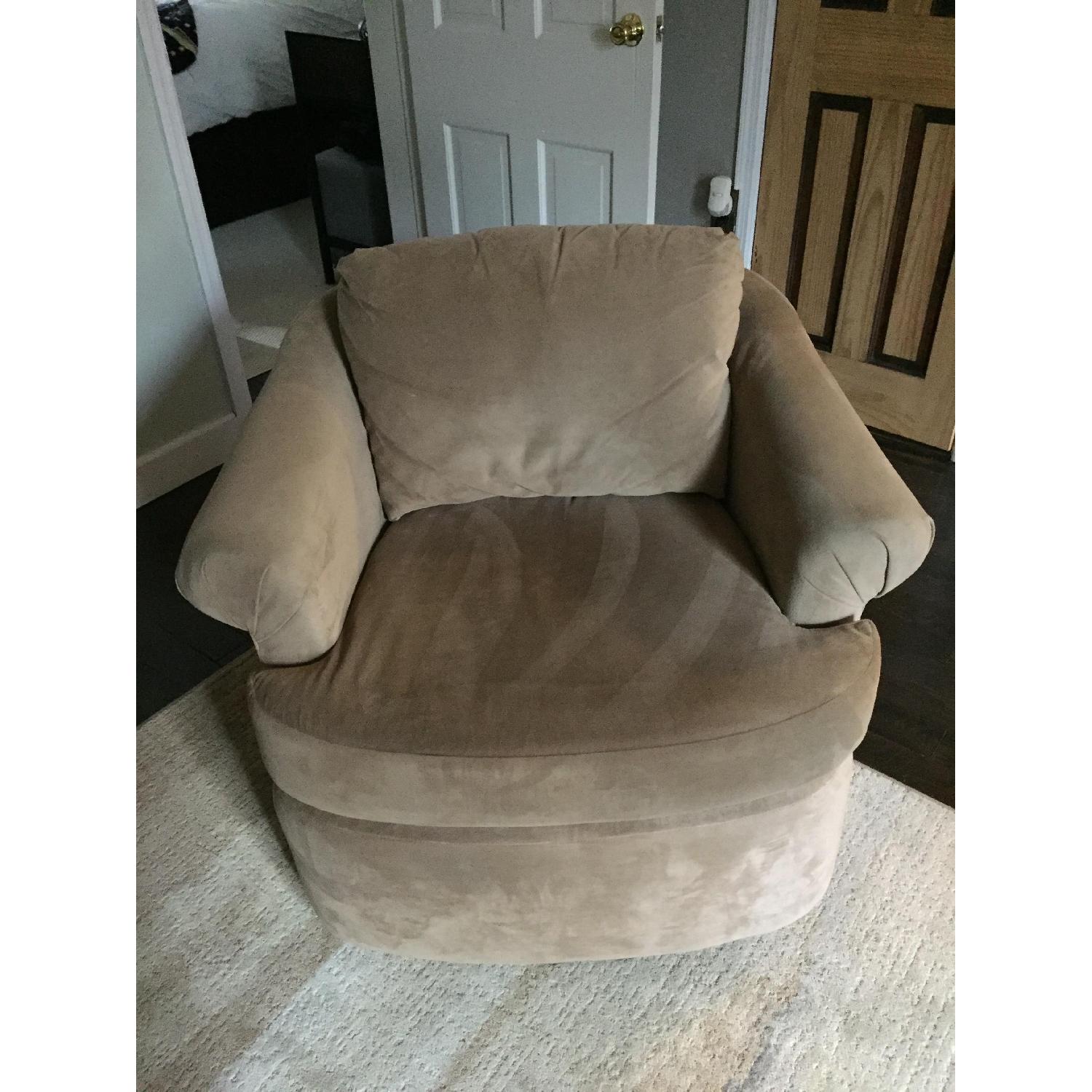 Macy's Swivel Rocking Chair - image-1