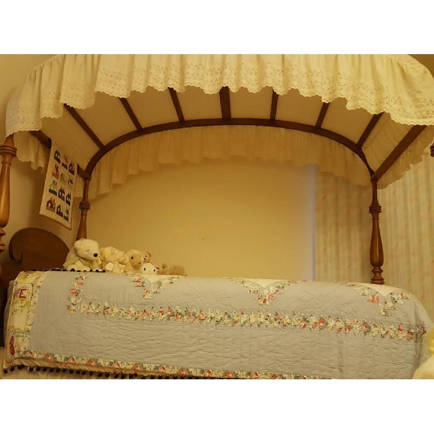 Ethan Allen Canopy Twin Bed - image-3