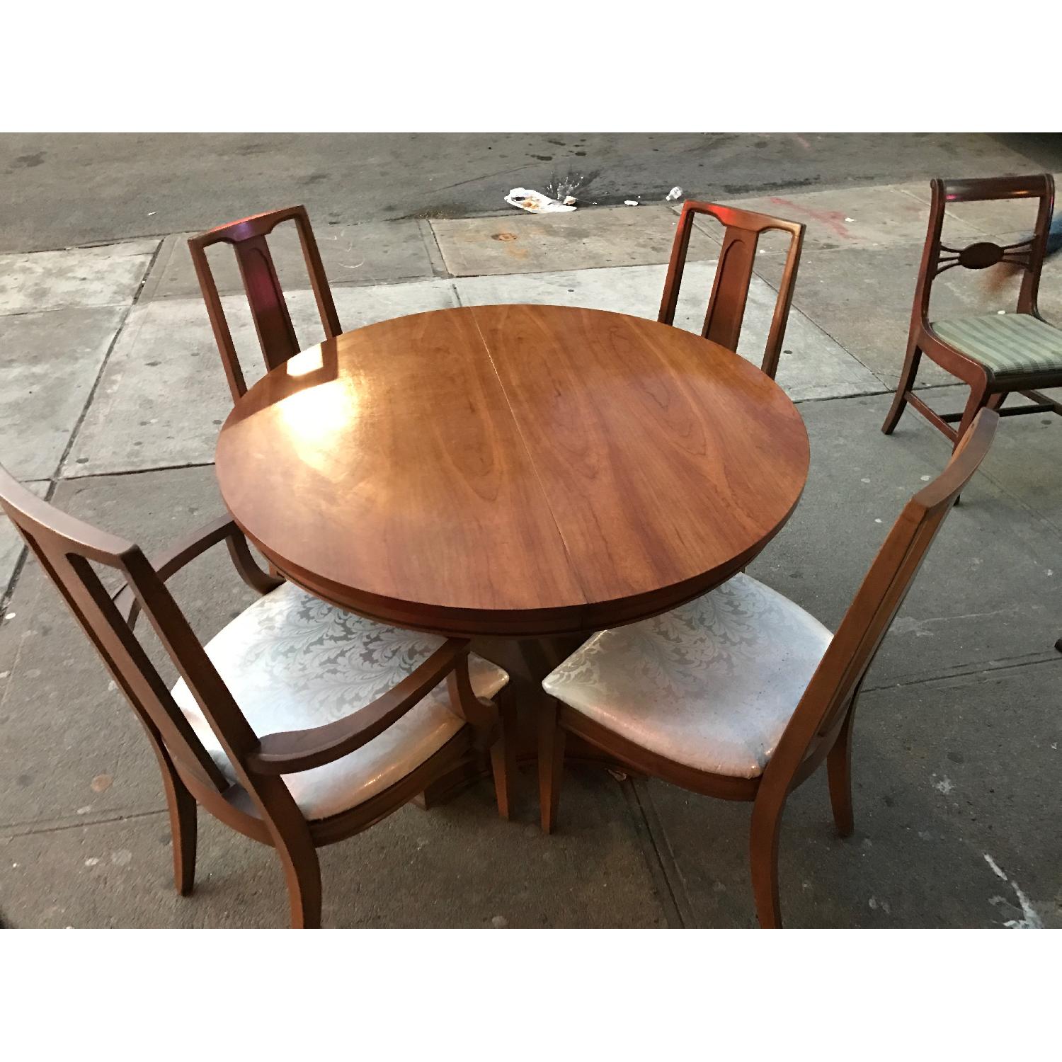 1970s Dining Table w/ 4 Chairs - image-17