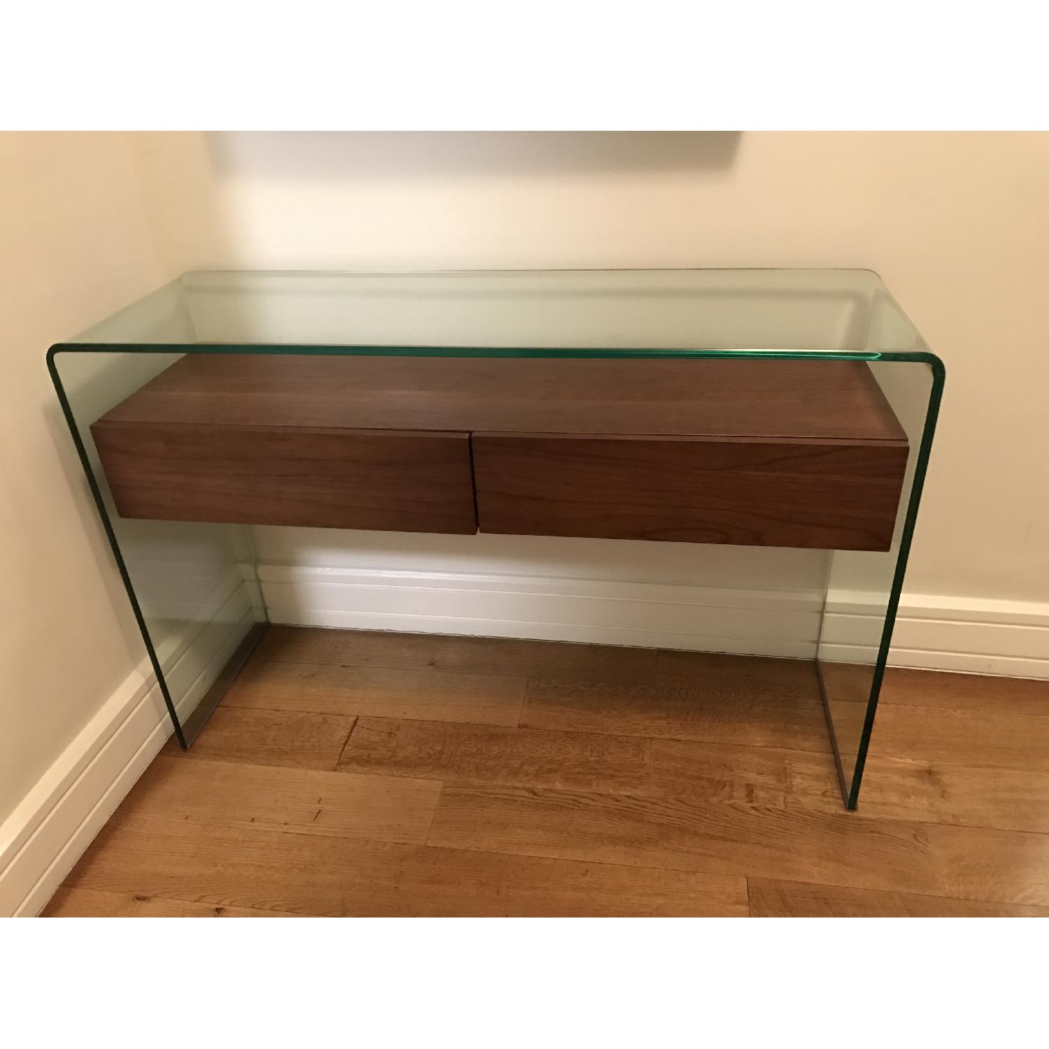 Zuo Modern Furniture Shaman Console Table in Walnut AptDeco