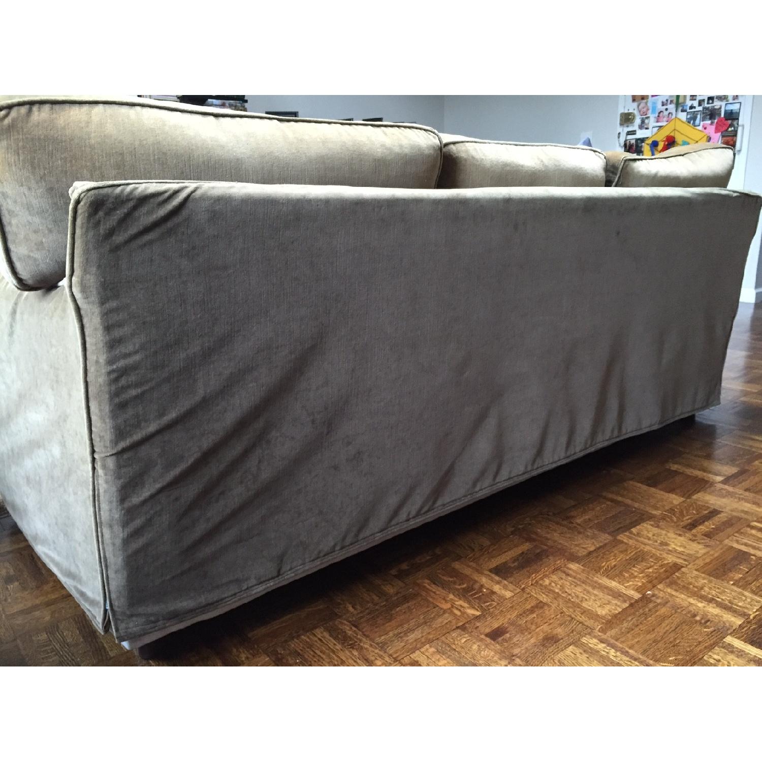 Pottery Barn Slipcovered Couch & Matching Ottoman - image-3
