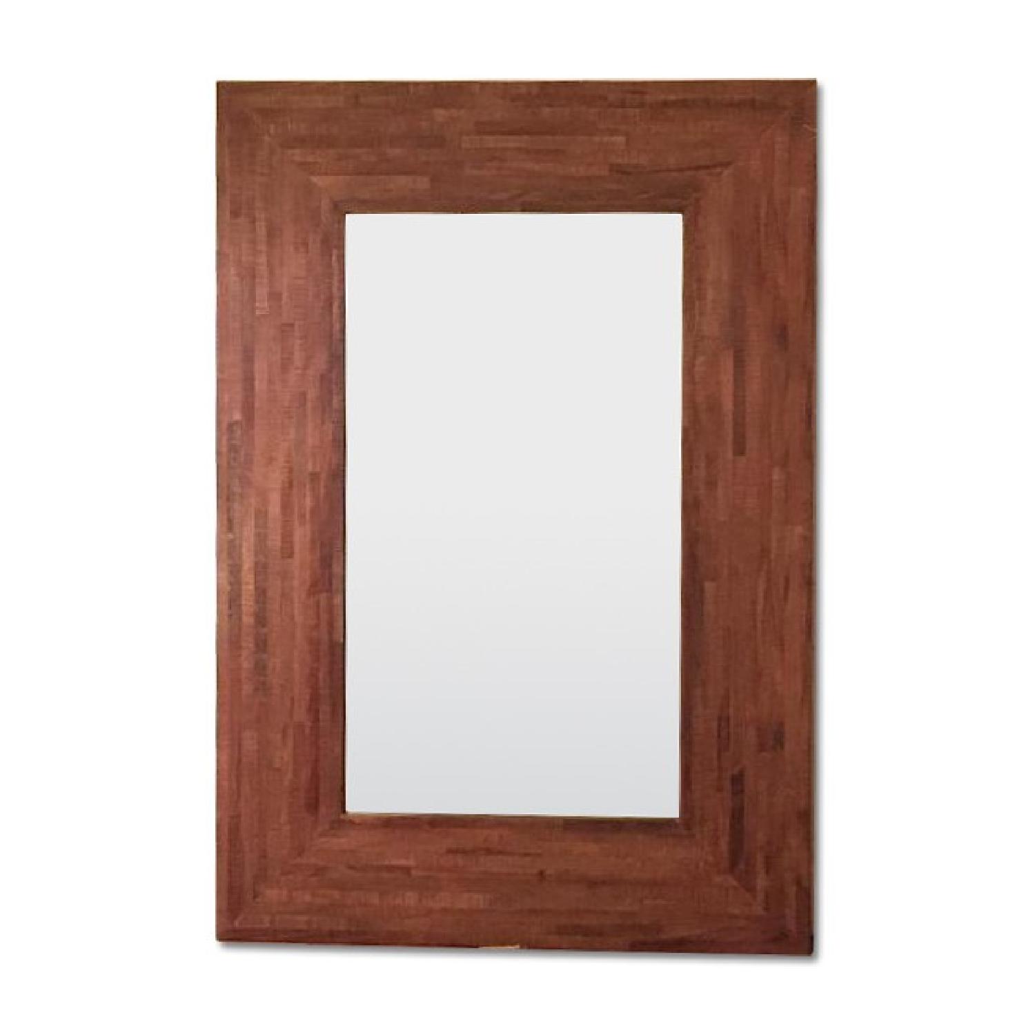 Crate & Barrel Seguro Rectangular Mirror - image-0