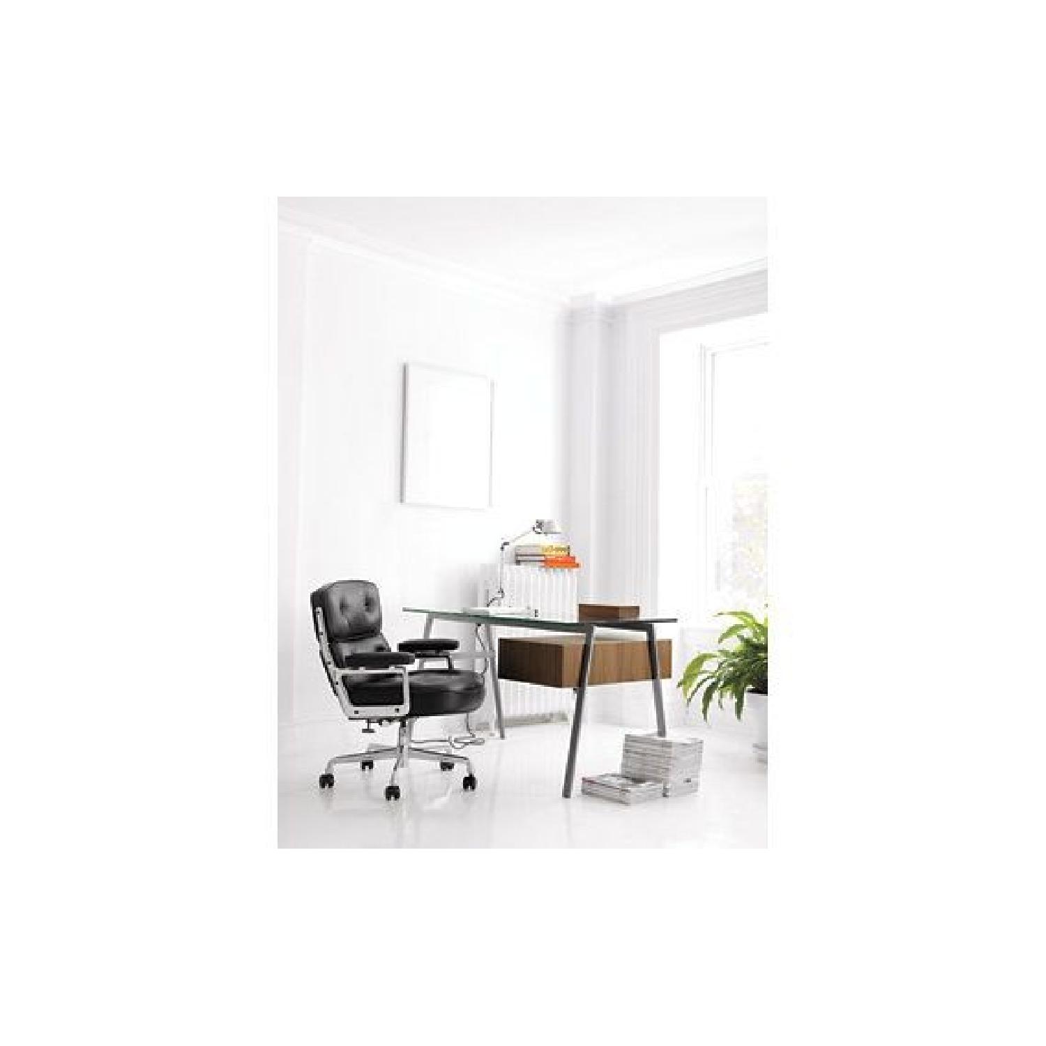 Design Within Reach Homework Desk w/ Single Drawer in Walnut - image-2
