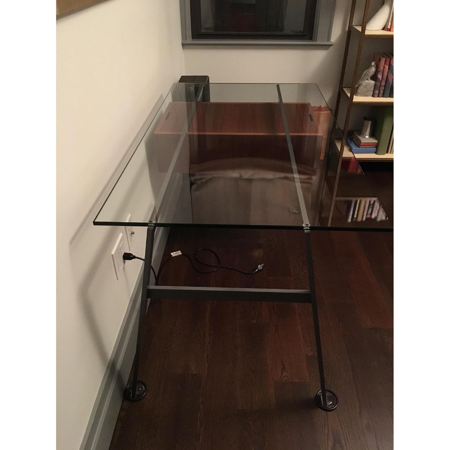 Design Within Reach Homework Desk w/ Single Drawer in Walnut - image-4
