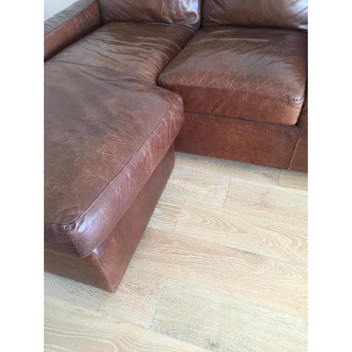 American Leather Cassidy Leather Queen Size Sleeper Sofa - image-4