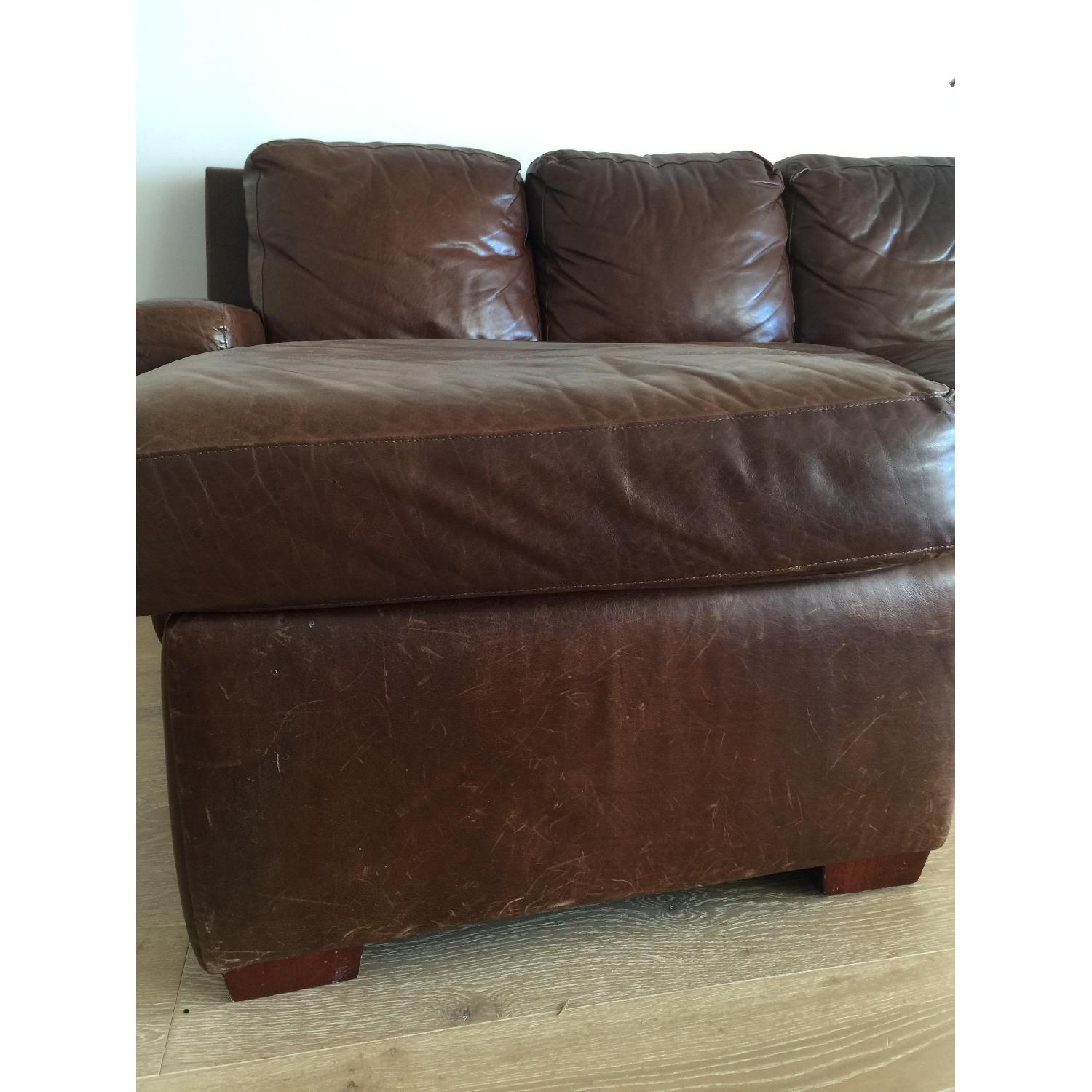 American Leather Cassidy Leather Queen Size Sleeper Sofa - image-6