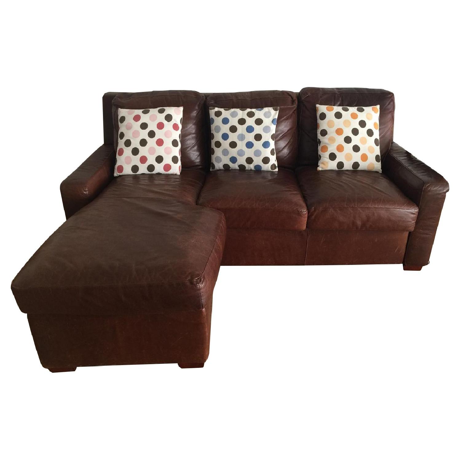 American Leather Cassidy Leather Queen Size Sleeper Sofa - image-0