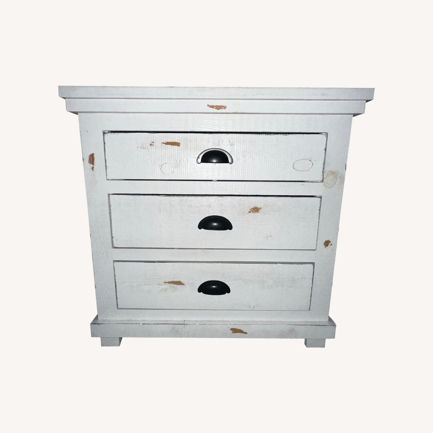 thirty thirty dress Narrow Dresser Nightstand With Led Charging Station