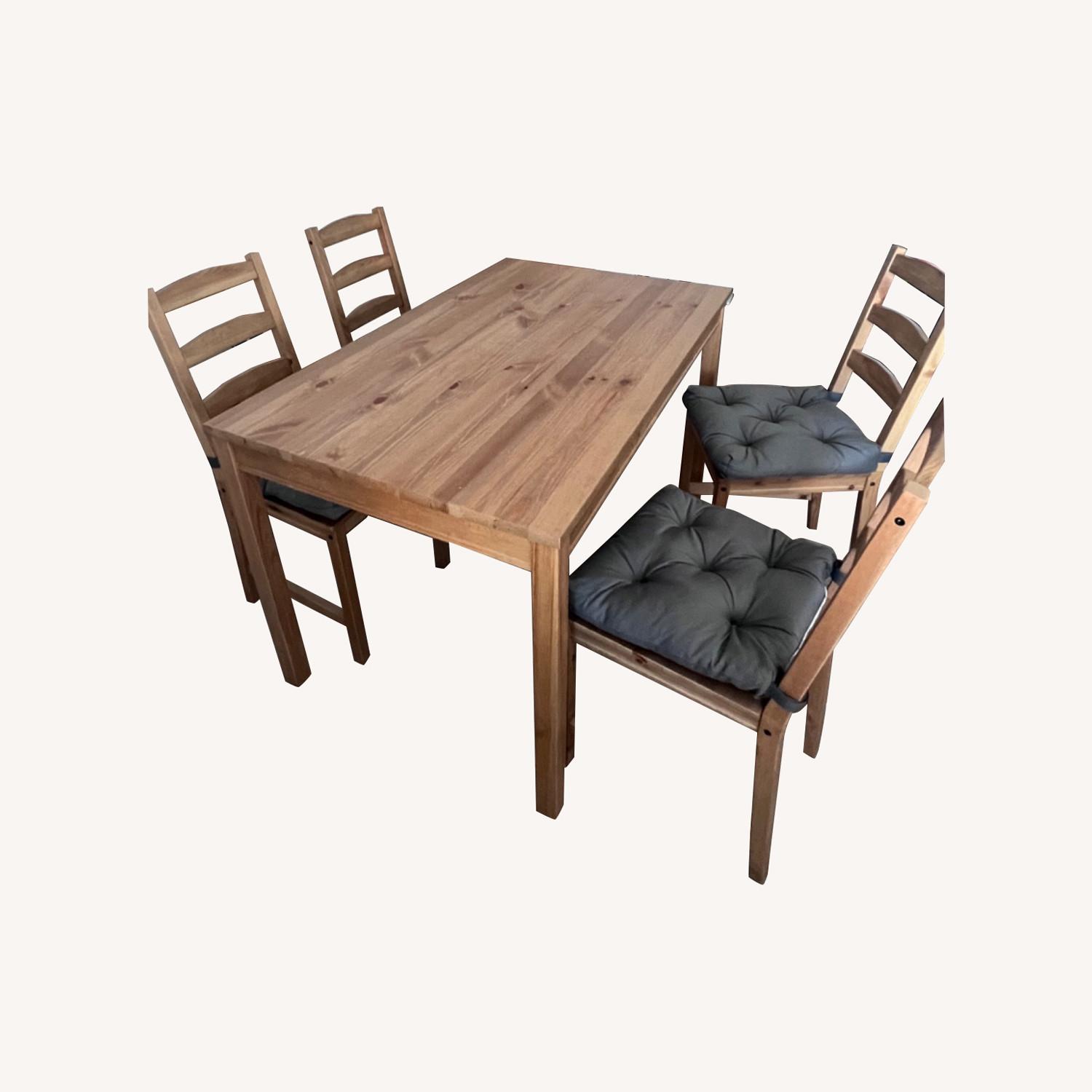 IKEA Jokkmokk Dining Table & 4 Chairs - image-0