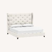 Pottery Barn Harper Tufted Upholstered Bed AptDeco