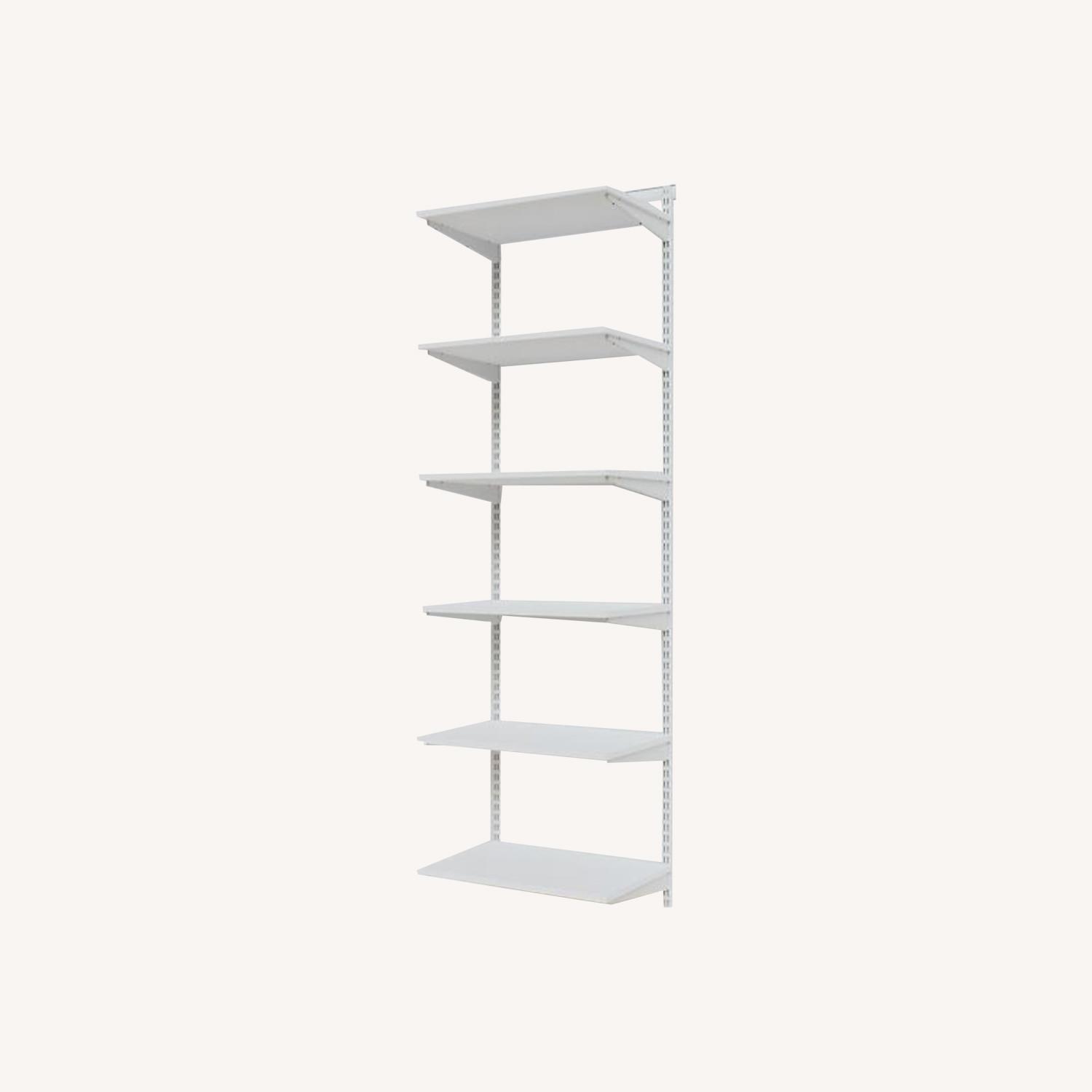 ELFA White Melamine Shelving Components - Thumbnail 3