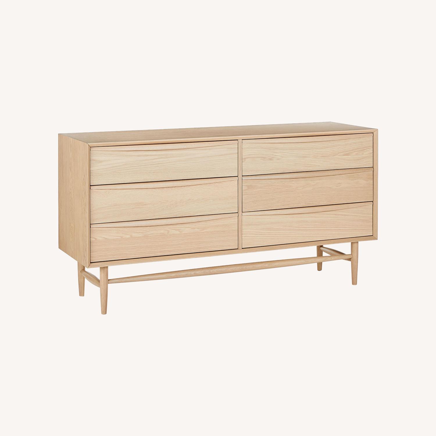 Article Lenia White Oak 6-Drawer Double Dresser - image-0