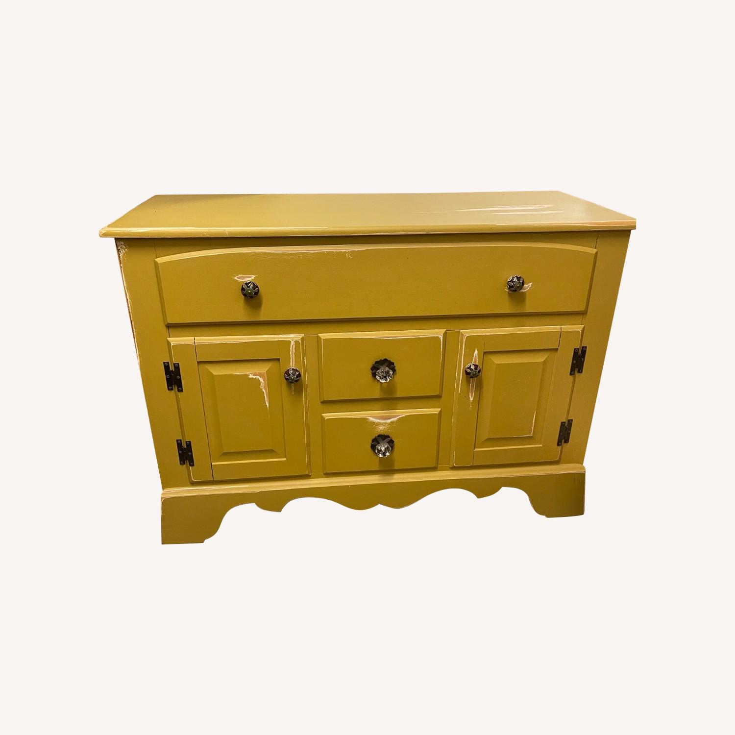 Yellow Dresser Cabinet - image-0
