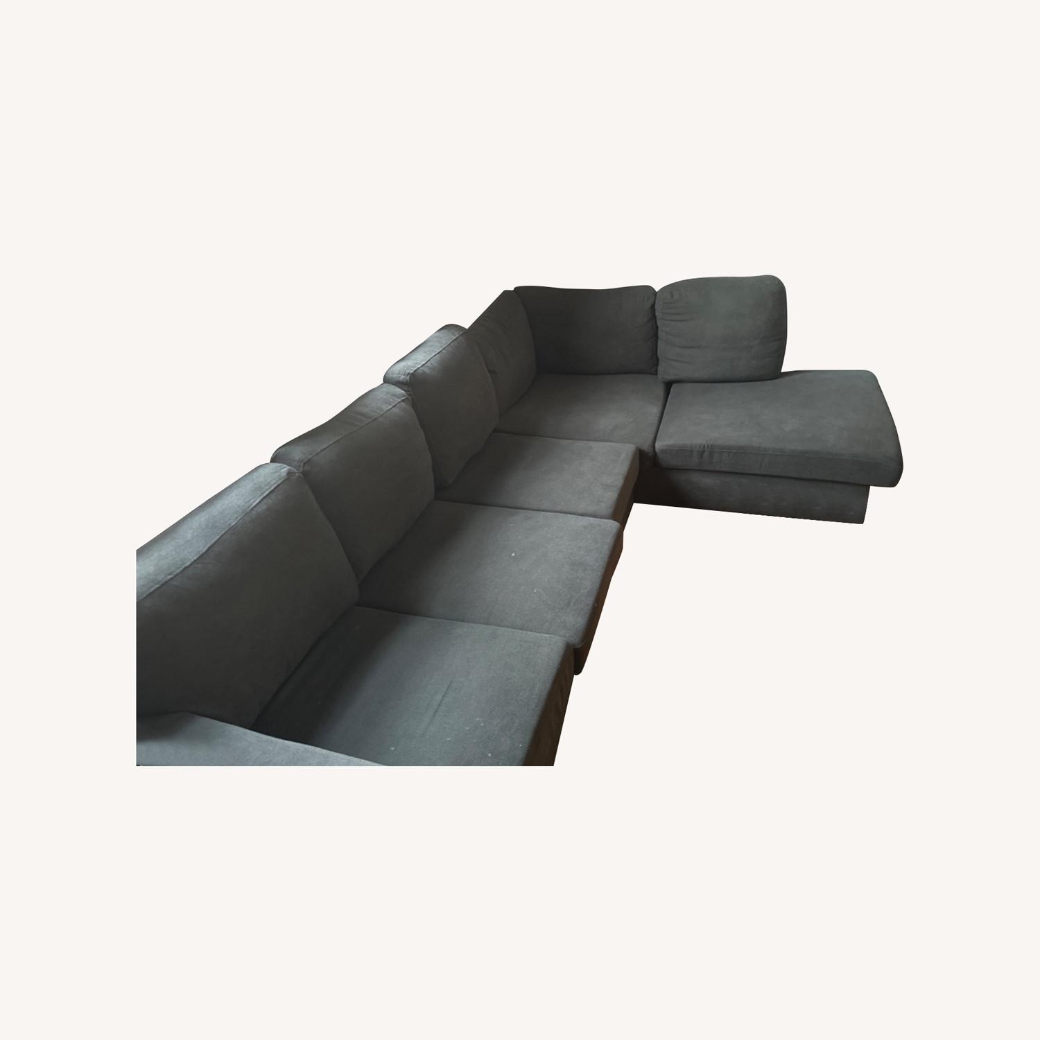 Wayfair Mercury Row Dark Gray Sectional - image-0