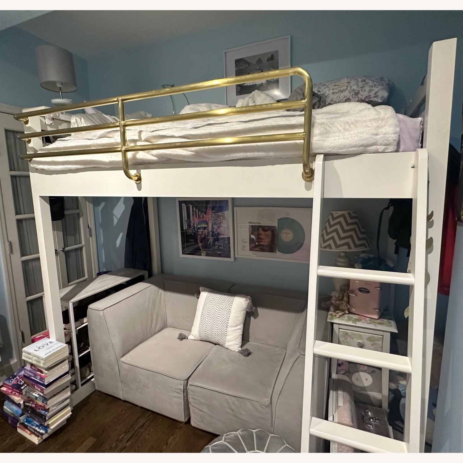 Pb Teen Waverly Twin Loft Bed  White - image-4