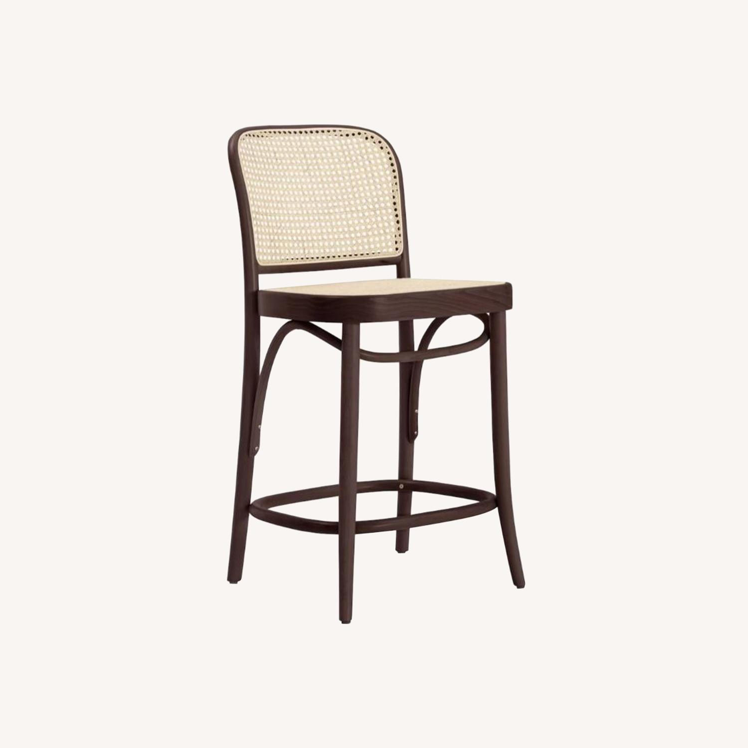Design Within Reach Hoffman Bar Stool (Brown) - image-0