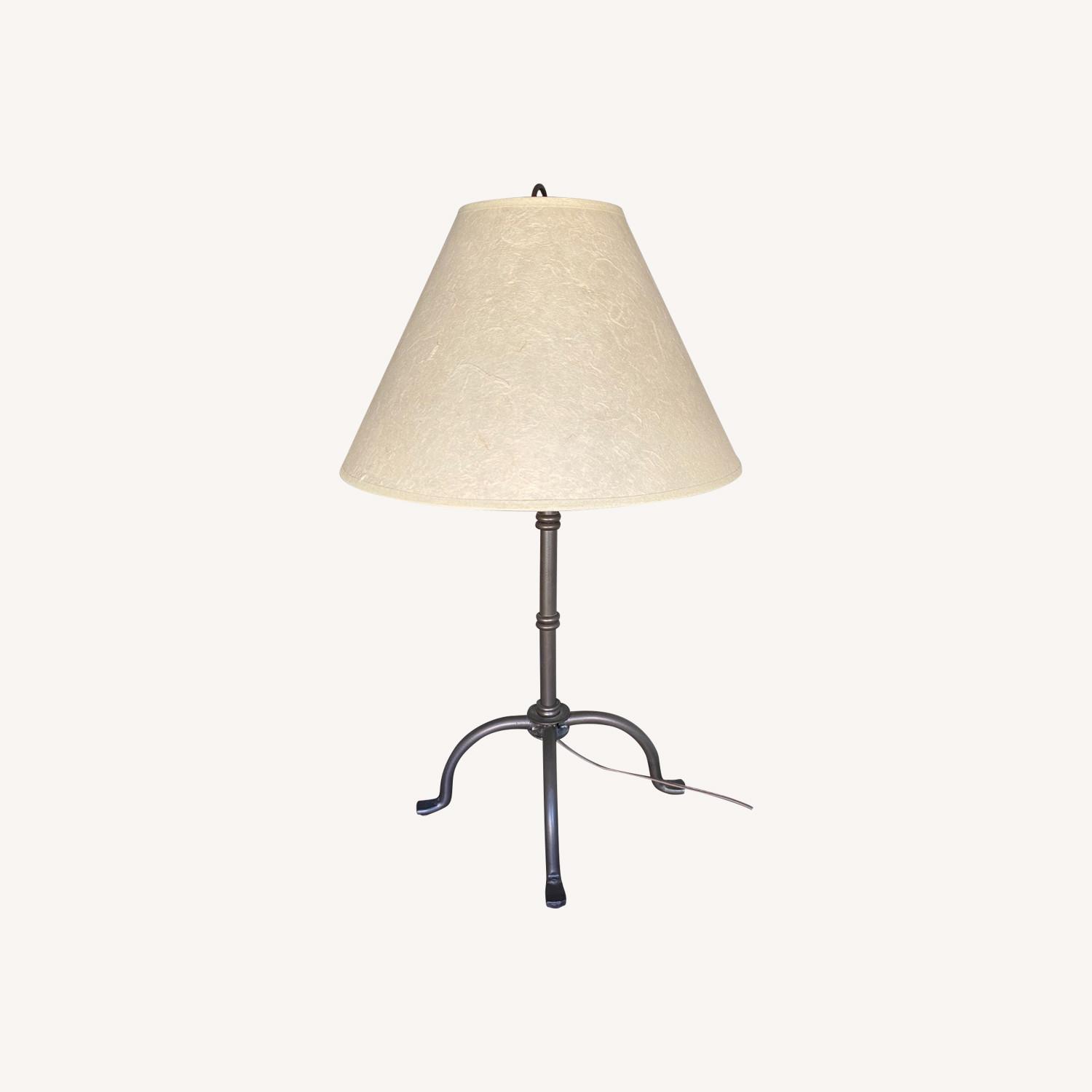 Pottery Barn Wrought Iron Table Lamps - image-0