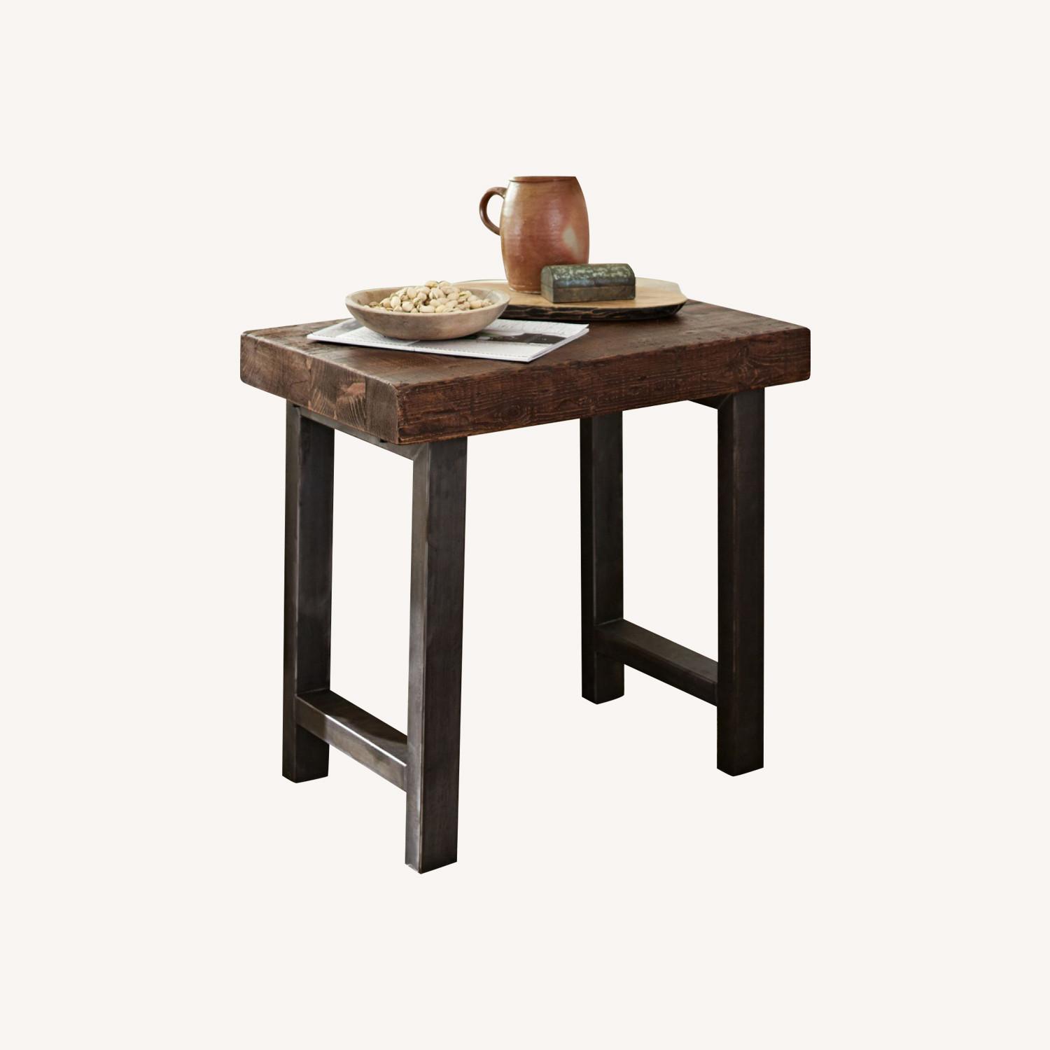 Pottery Barn Griffin Rectangular Reclaimed Wood Table - image-0