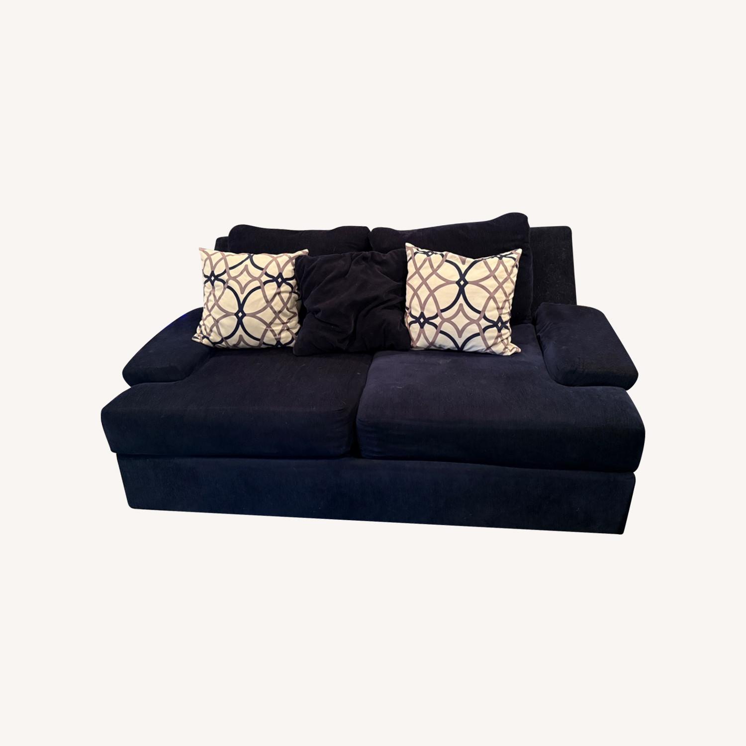 Blue Loveseat - image-0