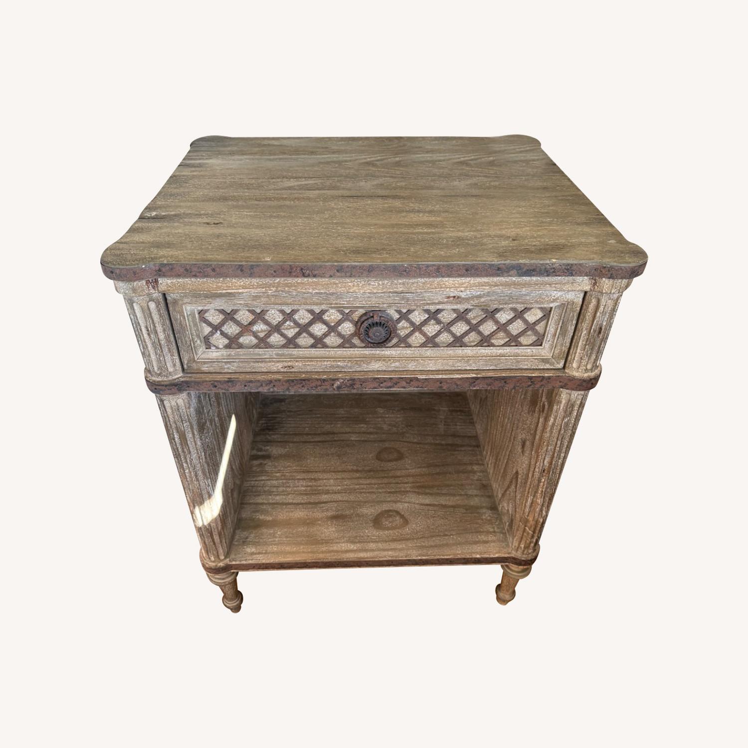 RH Louis XVI Treillage Narrow Open Nightstand - image-0