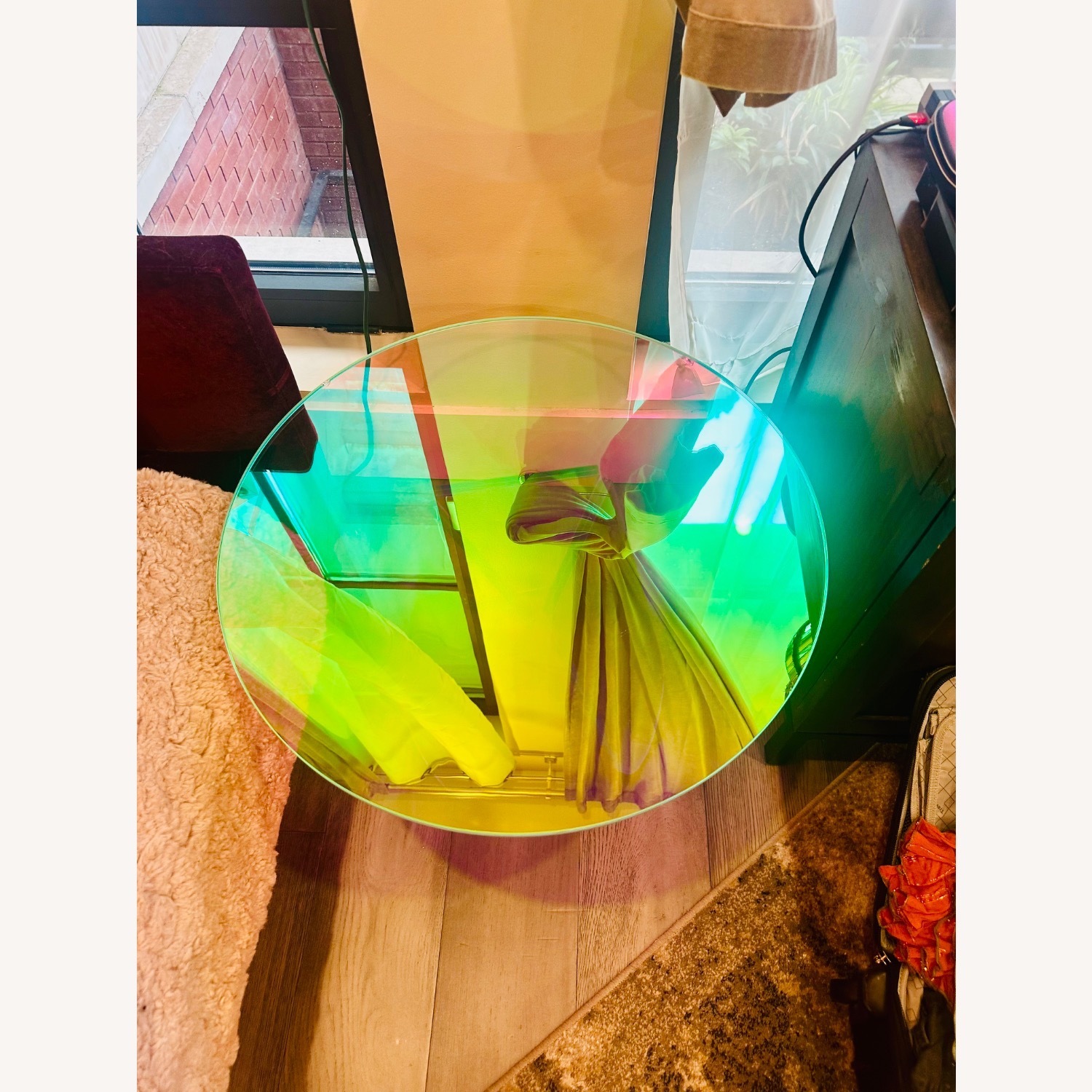 Glas Italia Dreamy Iridescent Glass Side Tables(2) - image-4