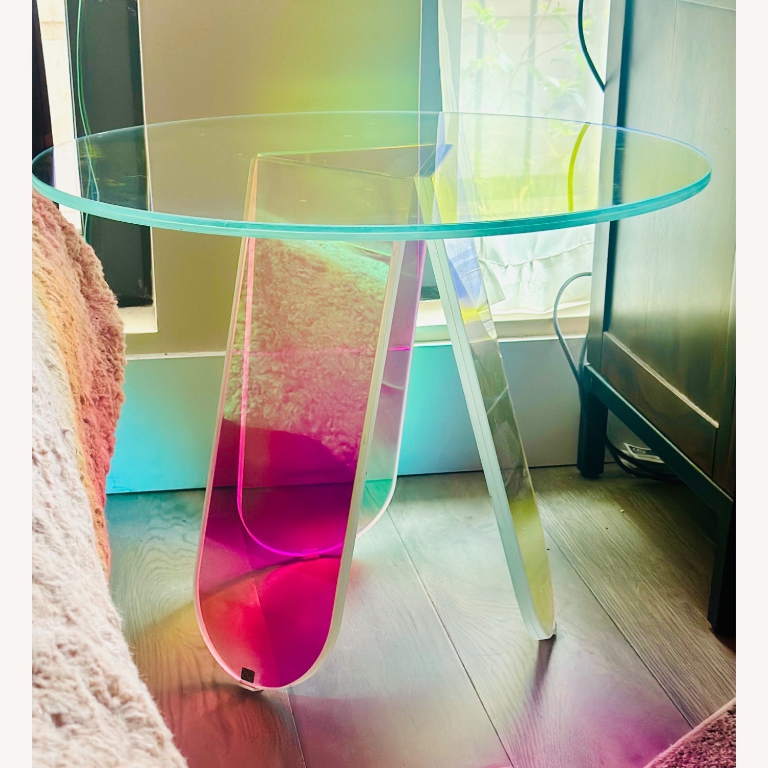 Glas Italia Dreamy Iridescent Glass Side Tables(2) - image-7