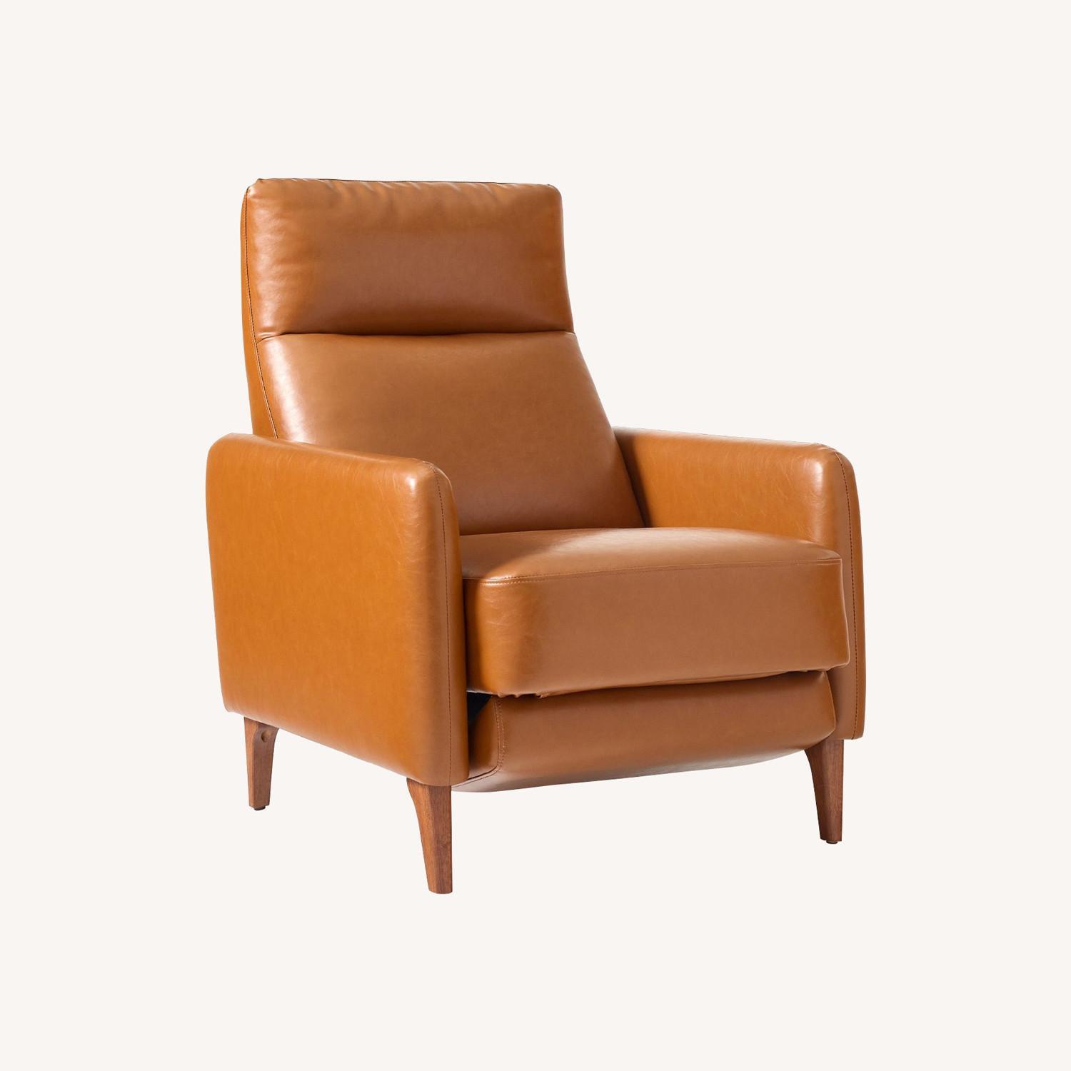 West Elm Leather Recliner