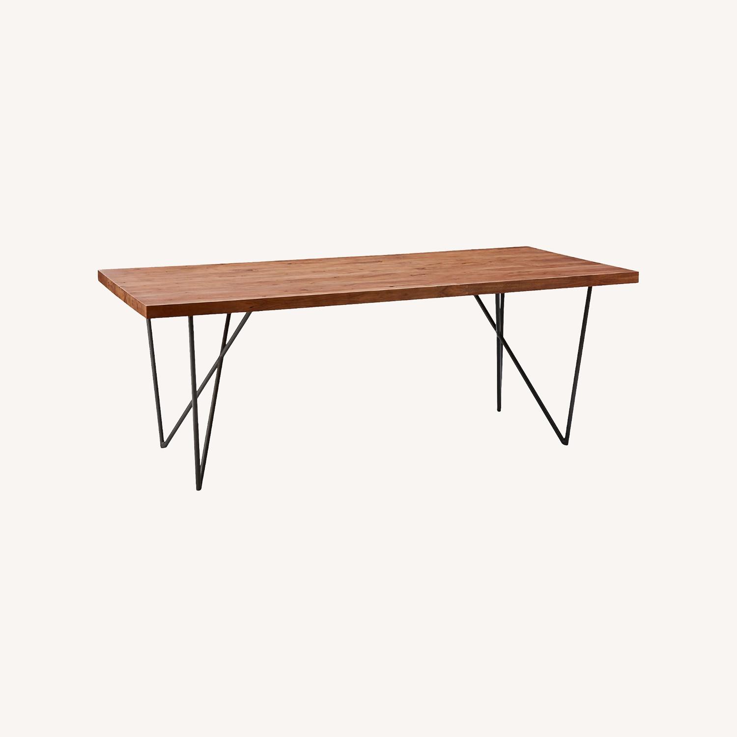 CB2 Dylan 36"X80" Medium Acacia Dining Table - image-0
