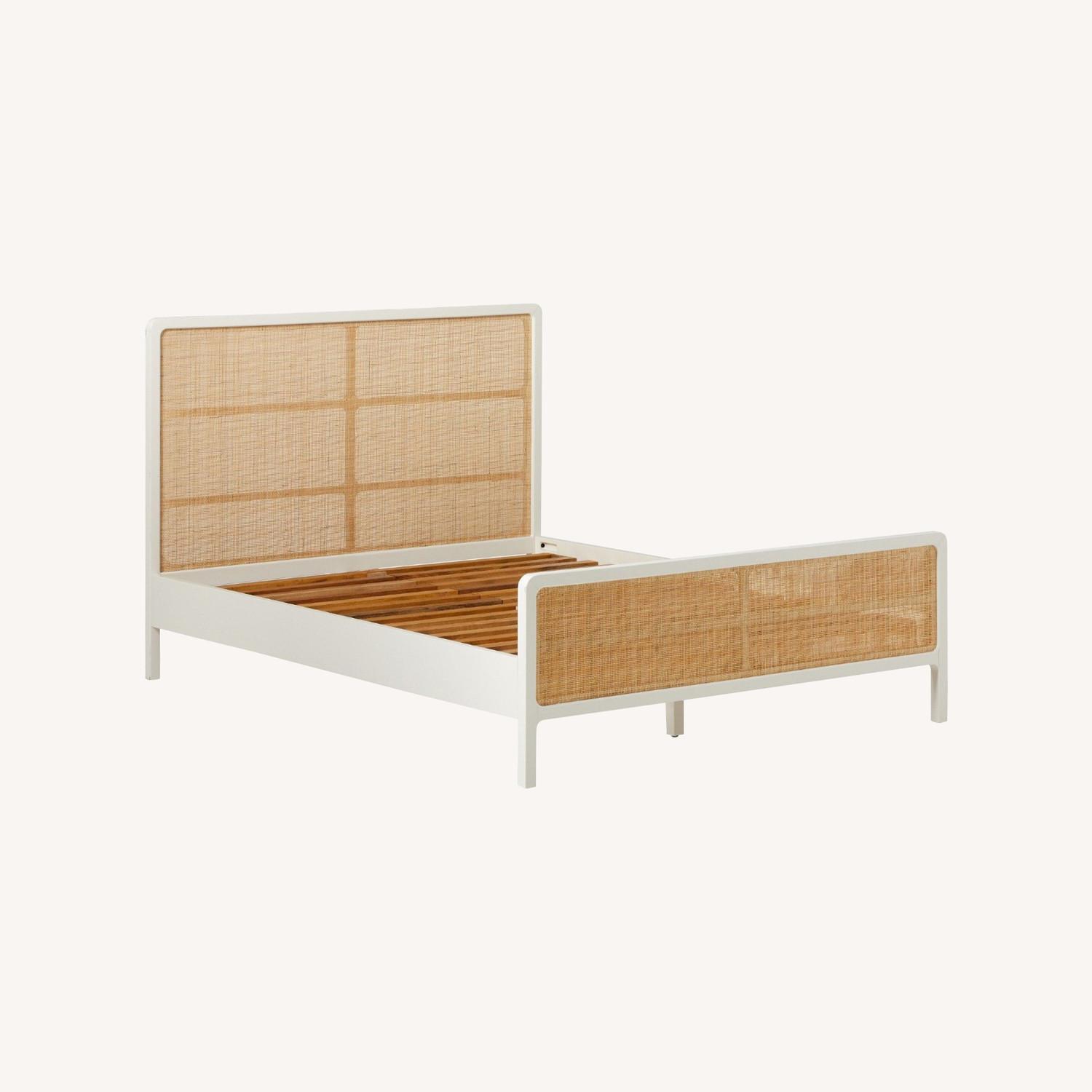 West Elm Ida Woven Bed - image-0