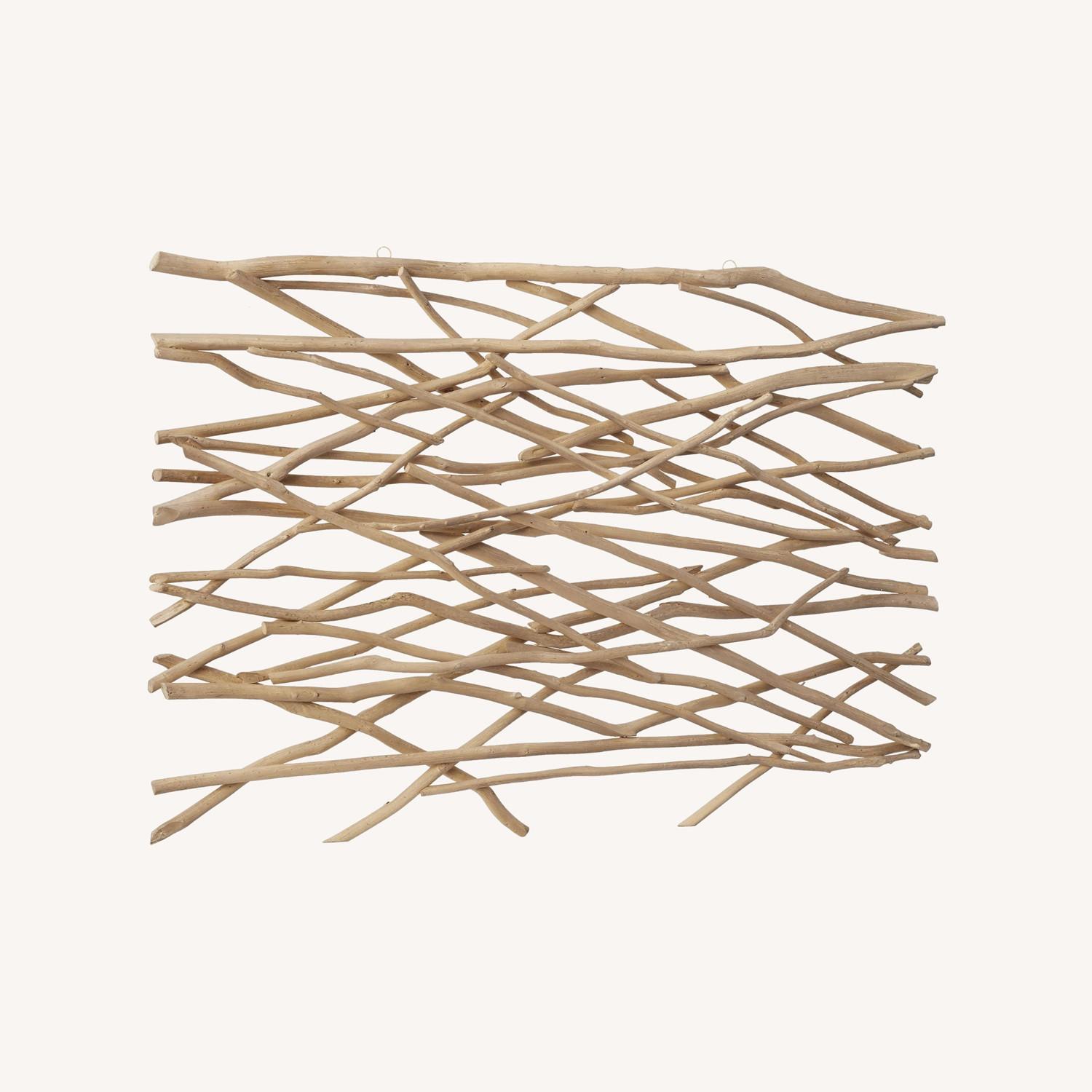 Pottery Barn Large Driftwood Panel Wall Art - image-0