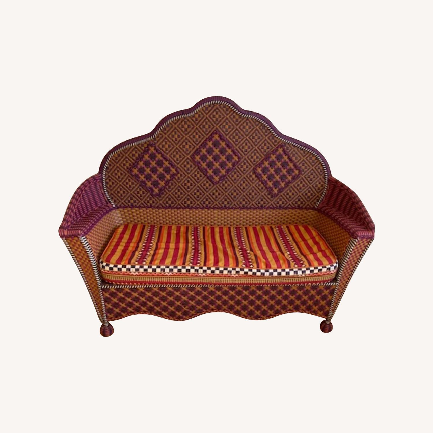 Mackenzie-Childs Loveseat - image-0