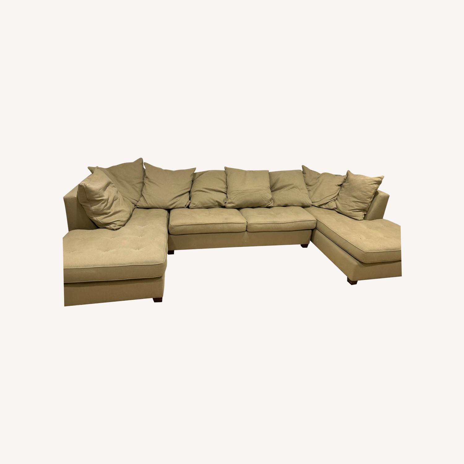 Crate and Barrel Sectional - image-0