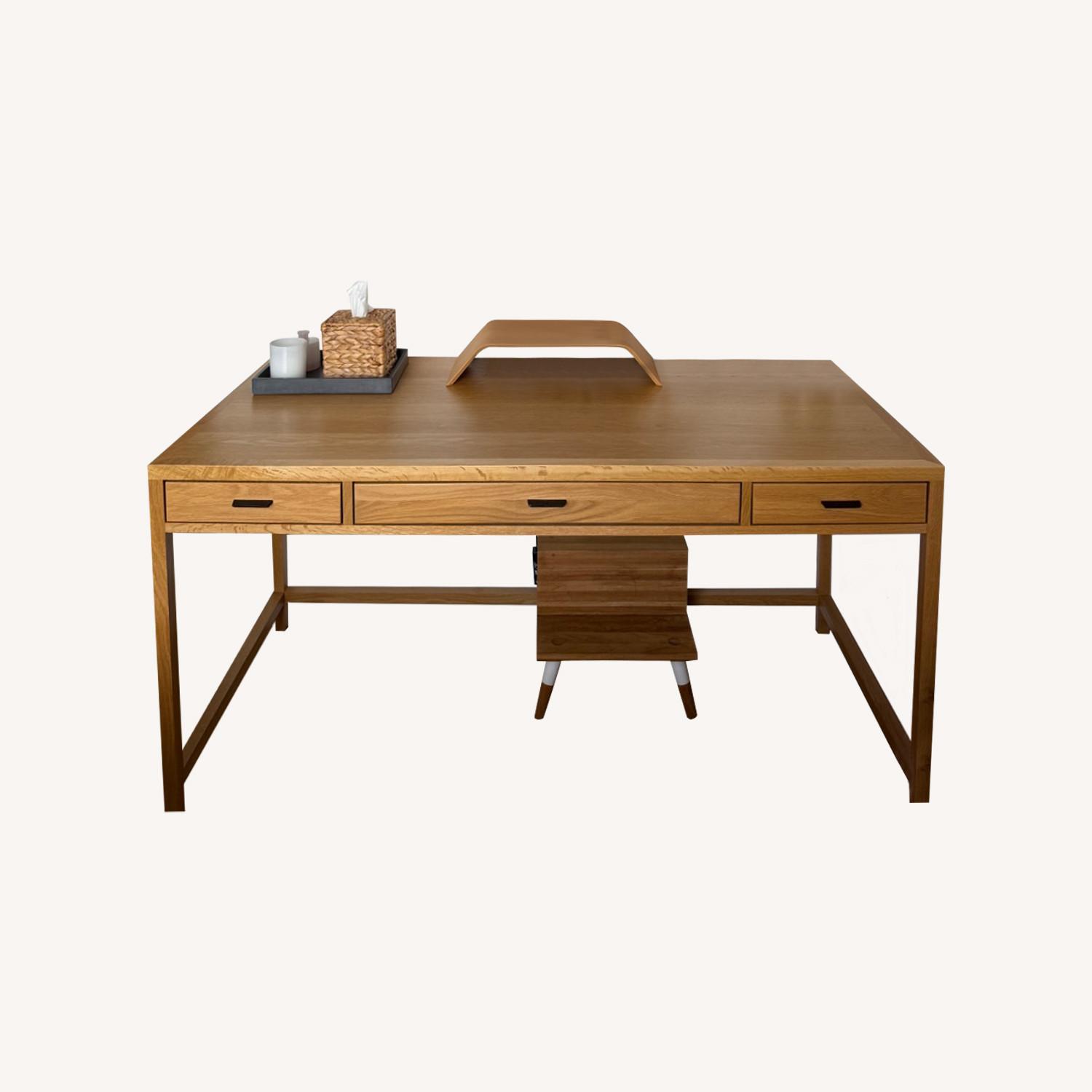 Room & Board White Oak Office Desk - image-0