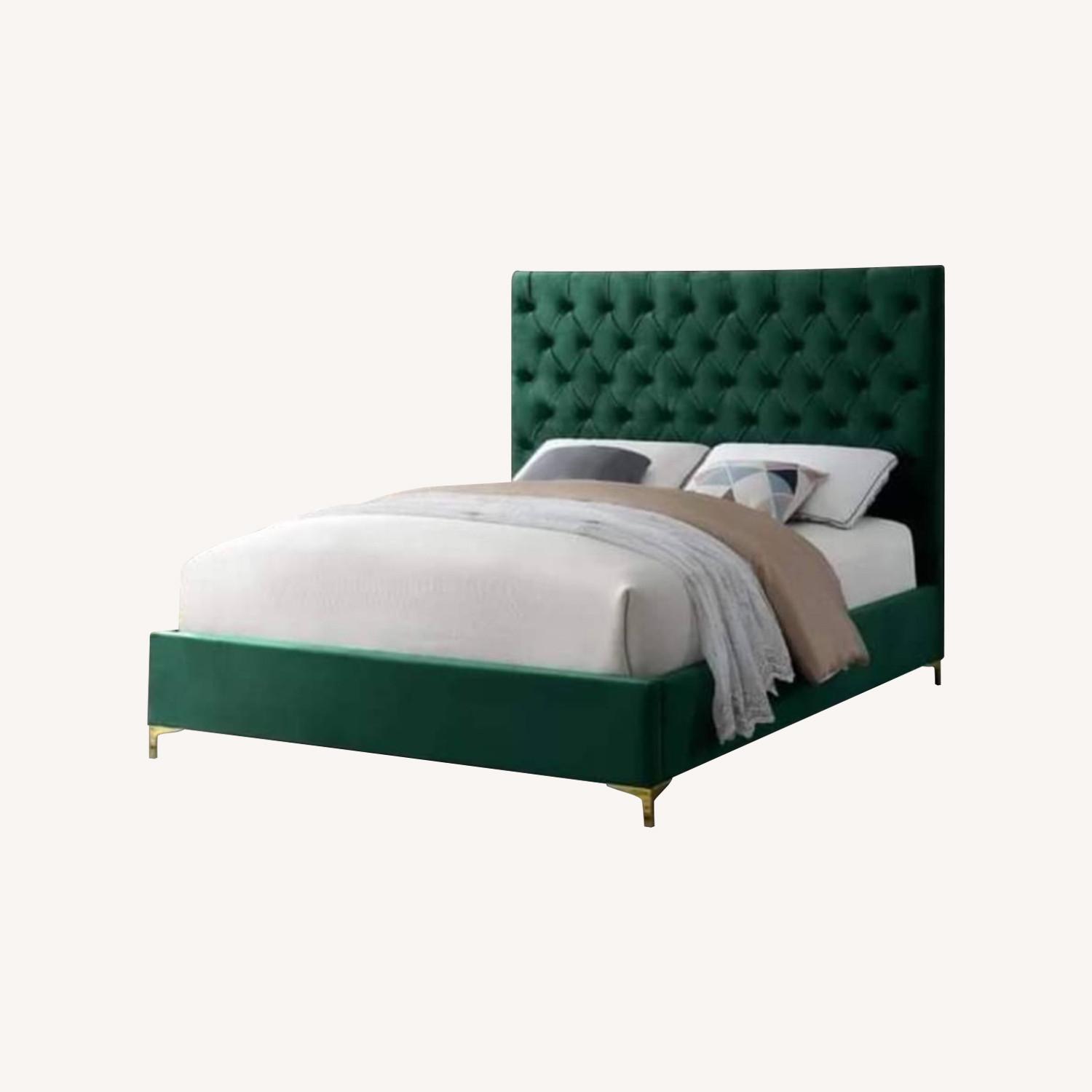Emerald Green Full Size Bed - image-0