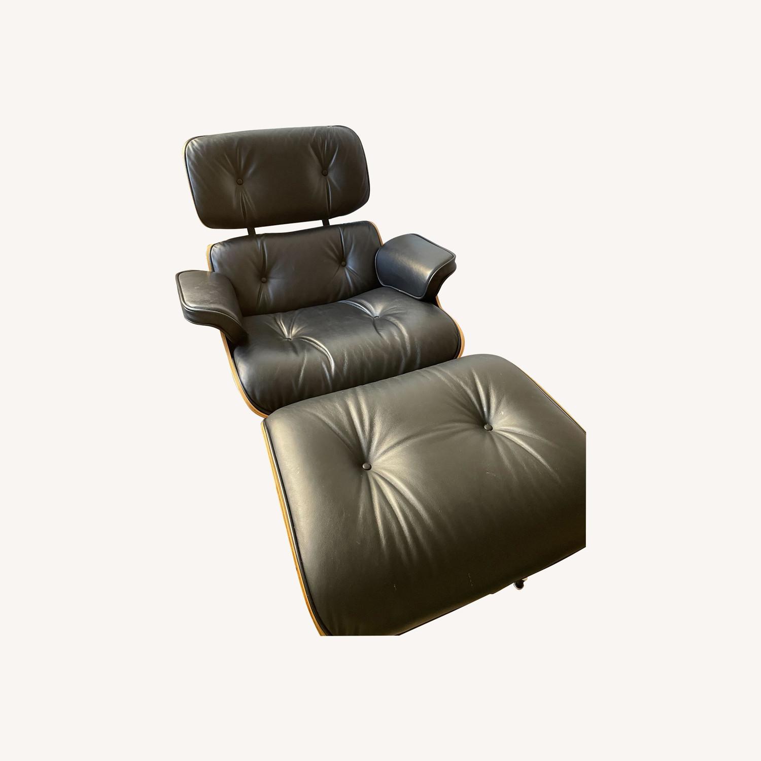 Iconic Chair Mid-Century Eames Chair & Ottoman - image-0