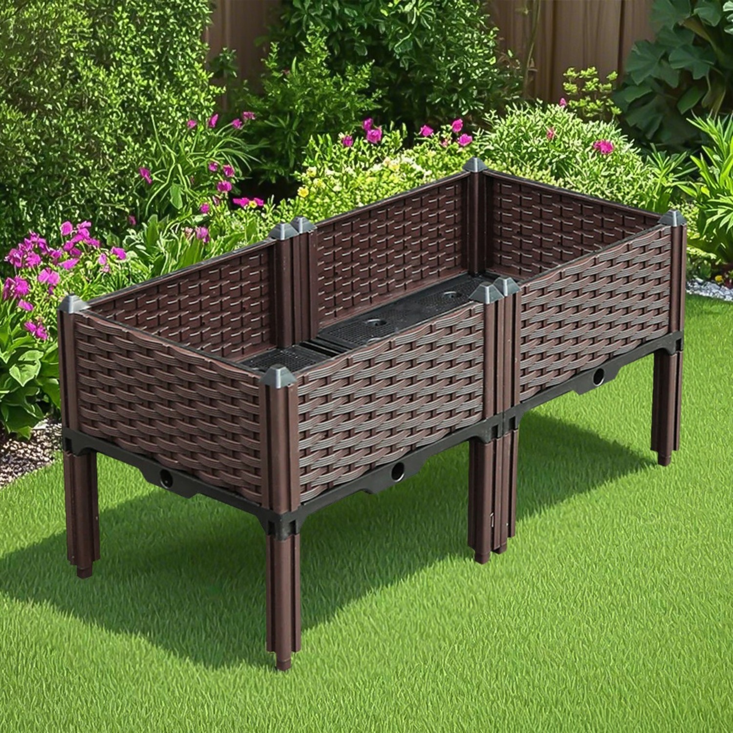 SOGA 80cm Planter Box with Legs - image-0
