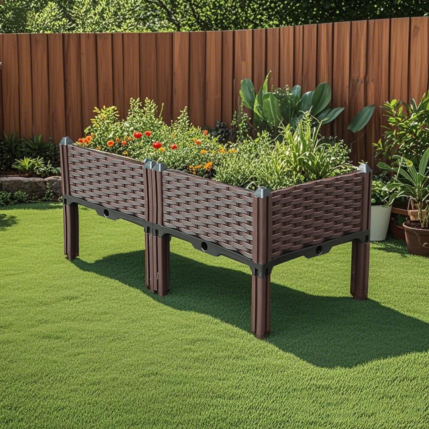 SOGA 80cm Planter Box with Legs - image-10