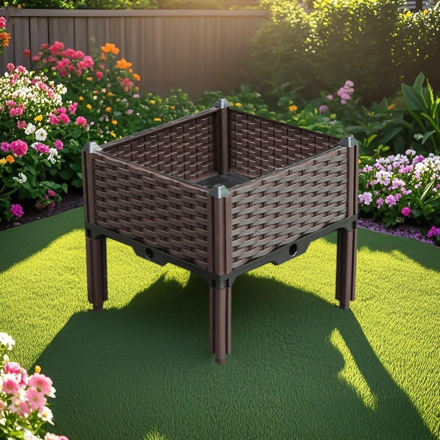 SOGA 40cm Planter Box with Legs - image-0