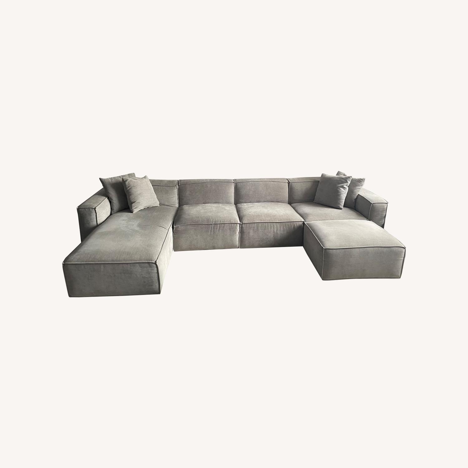Acanva Luxury Sectional Living Room Sofa - AptDeco