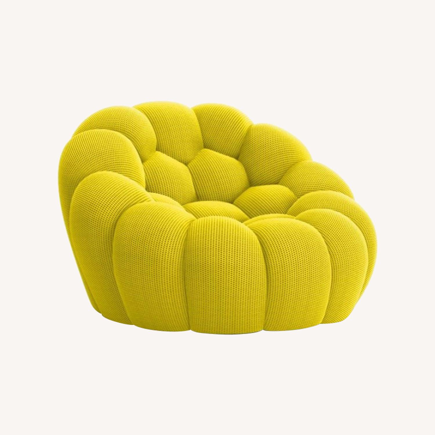 Roche Bobois Bubble Armchair Techno 3d Yellow - image-0