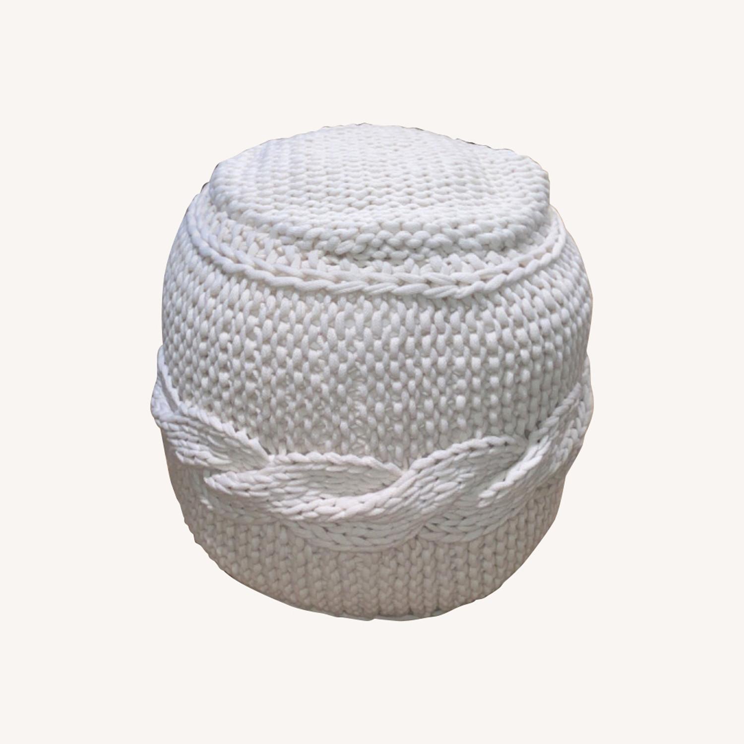 Pottery Barn Pouf - image-0