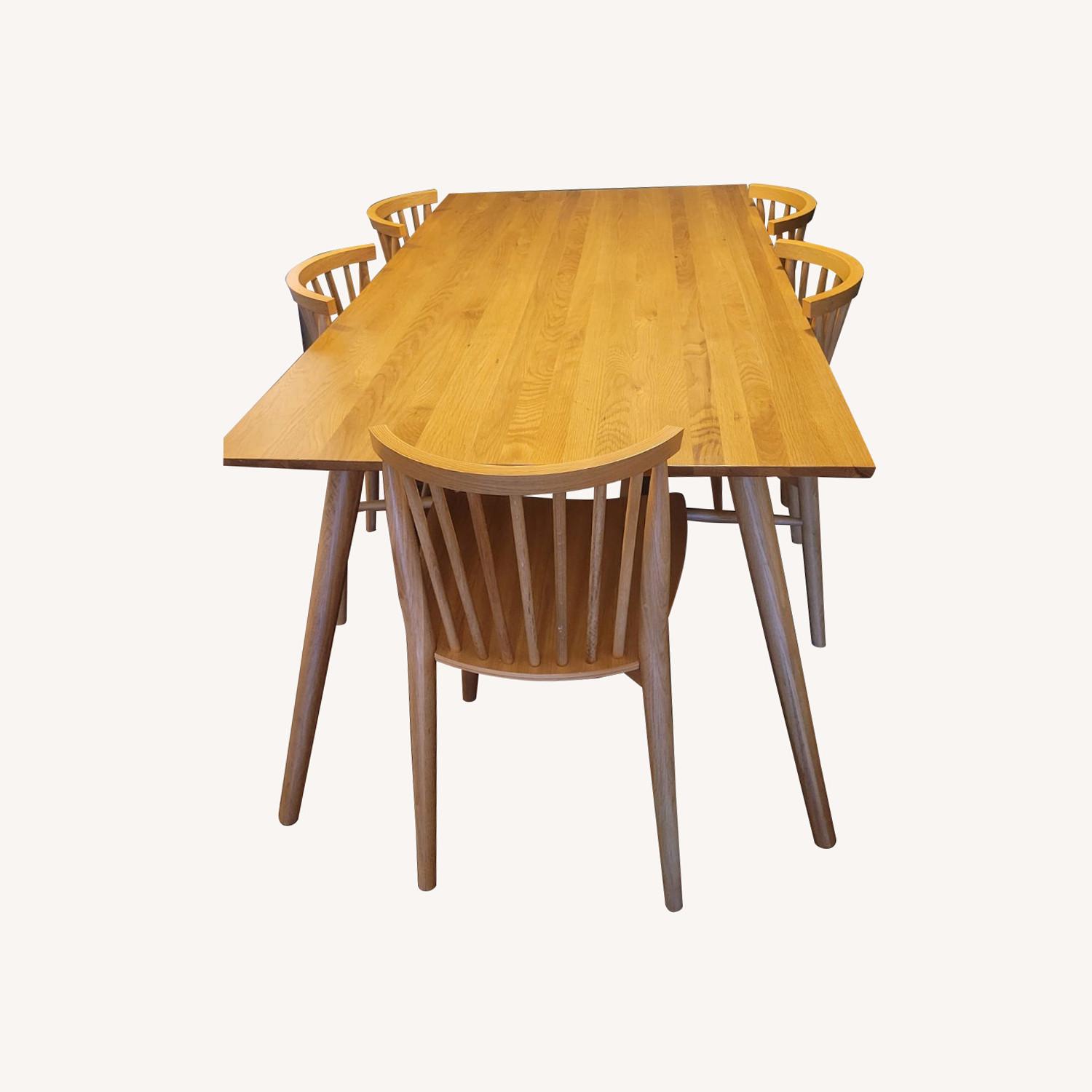 Article Seno Oak Dining Table - AptDeco