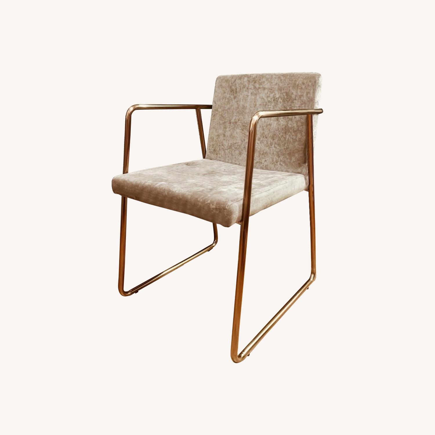 CB2 Rouka Dining Chairs x2 - image-0