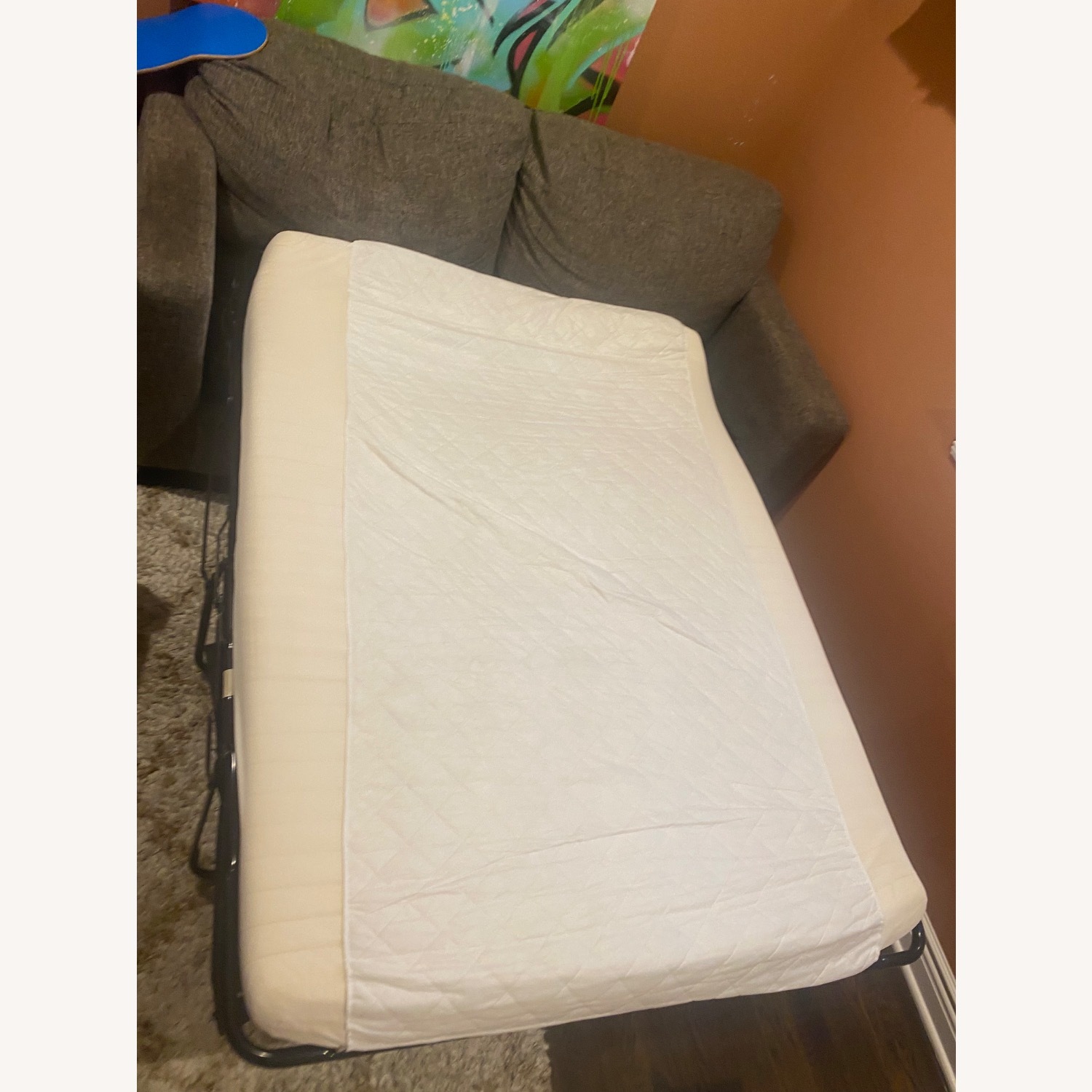 Ashley Furniture Gray Fabric Sleeper Sofa - image-14