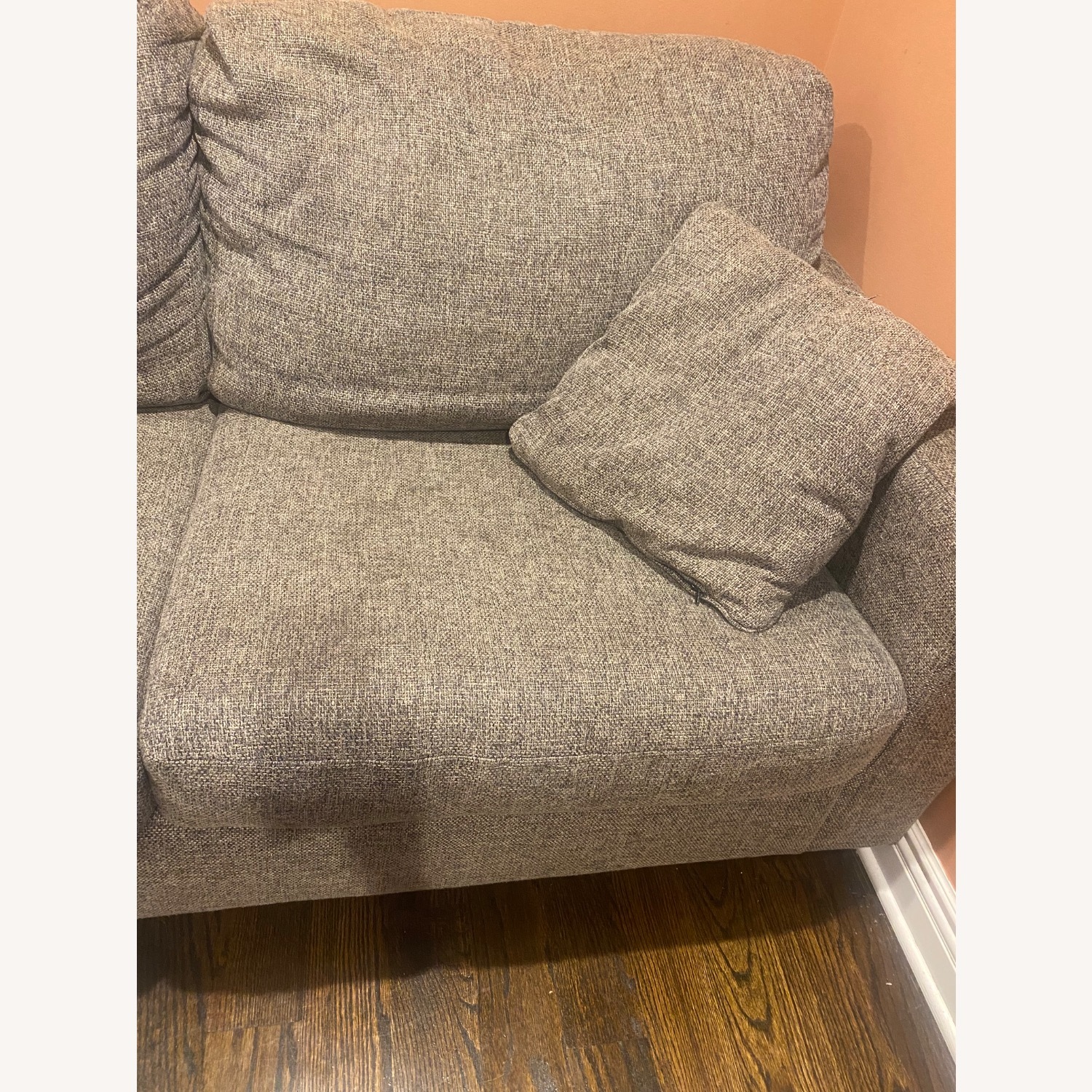 Ashley Furniture Gray Fabric Sleeper Sofa - image-9