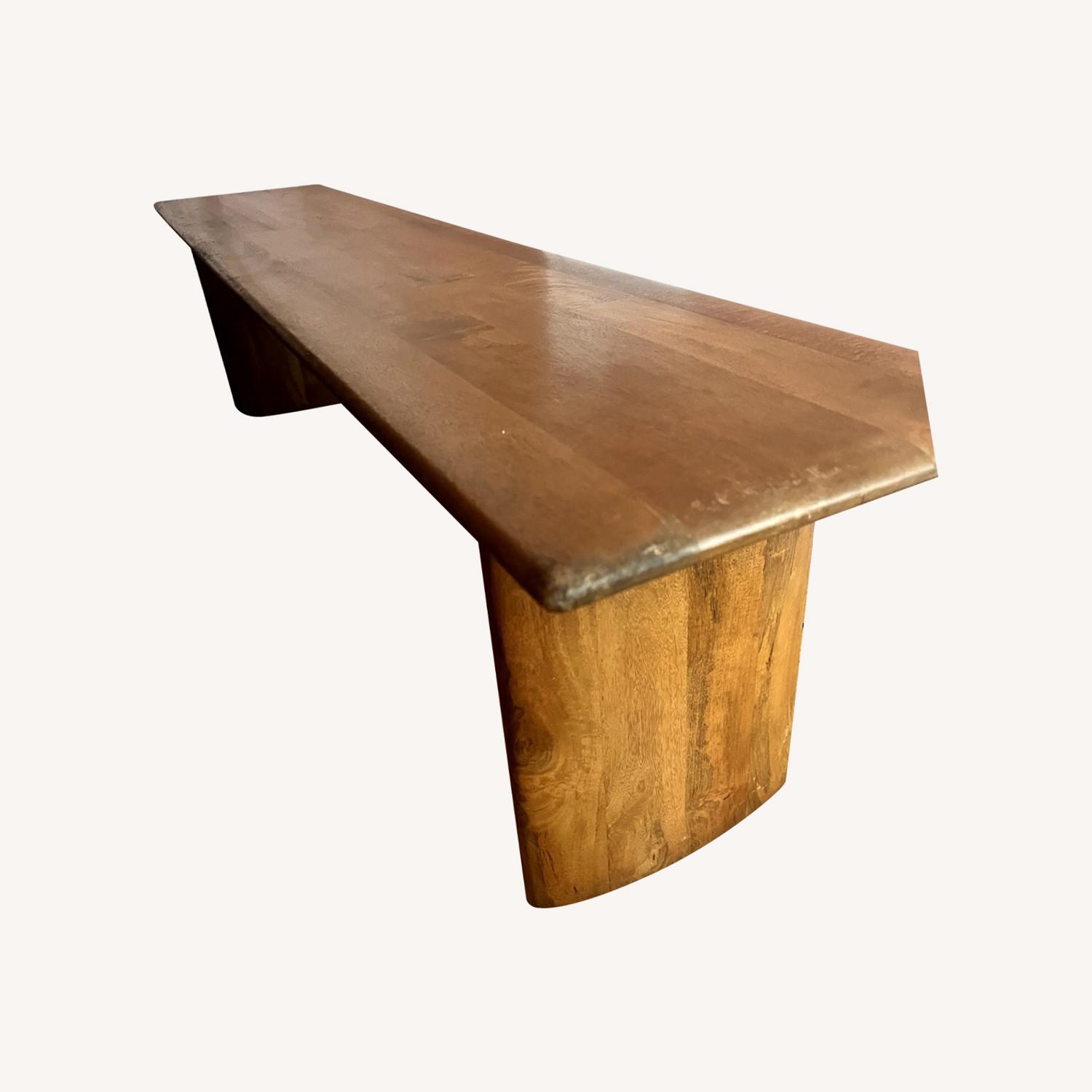 West Elm Anton Solid Wood Dining Bench 72'' - image-0