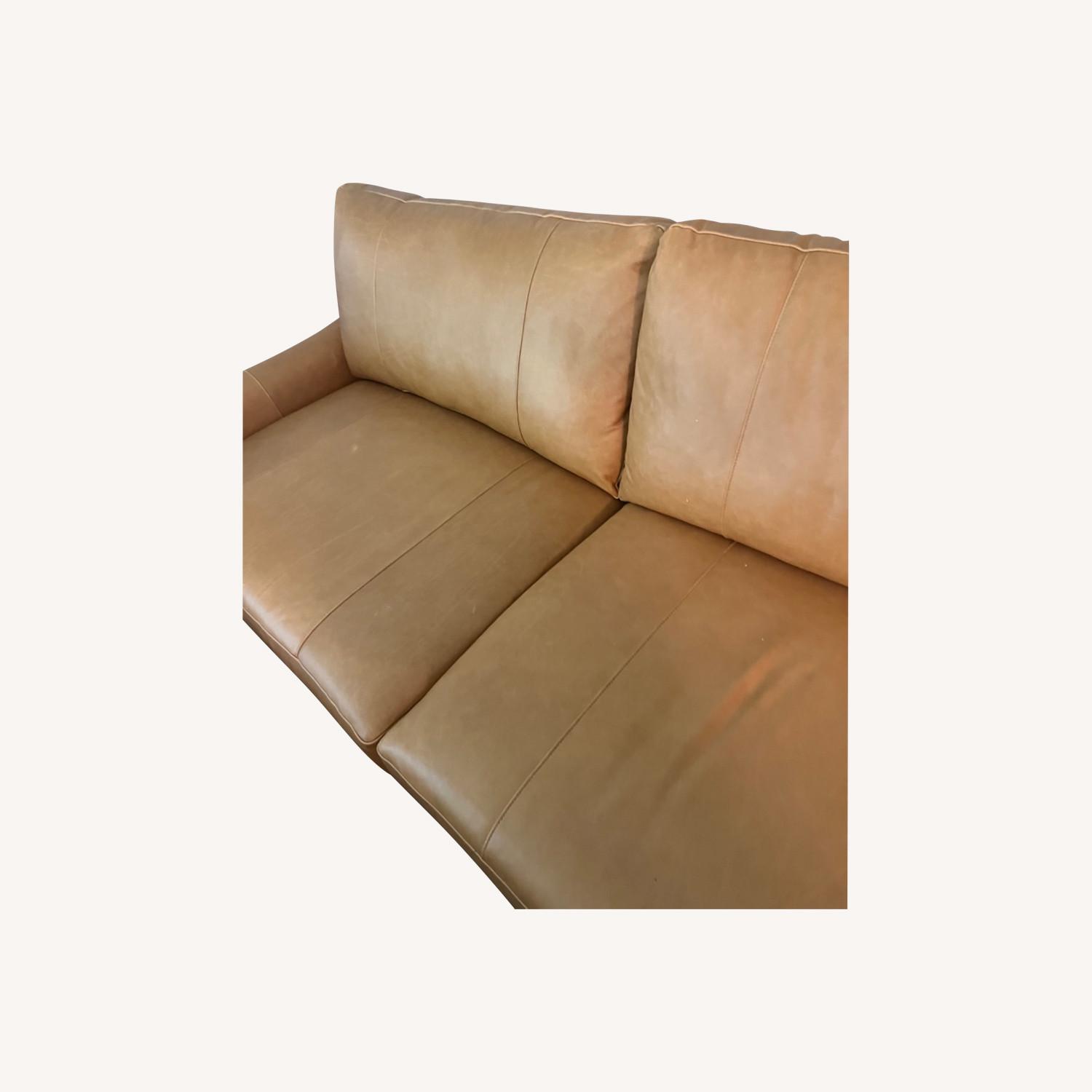 Bowery Leather Sofa Bruno Tan - image-0