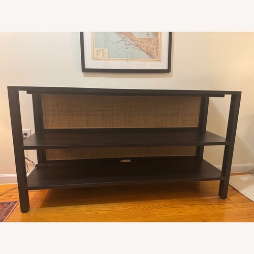 Used Pottery Barn Dolores Console Bookcase for sale on AptDeco