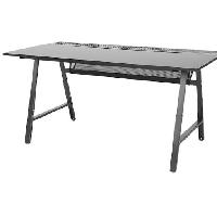 IKEA UTESPELARE Black Gaming Desk - AptDeco