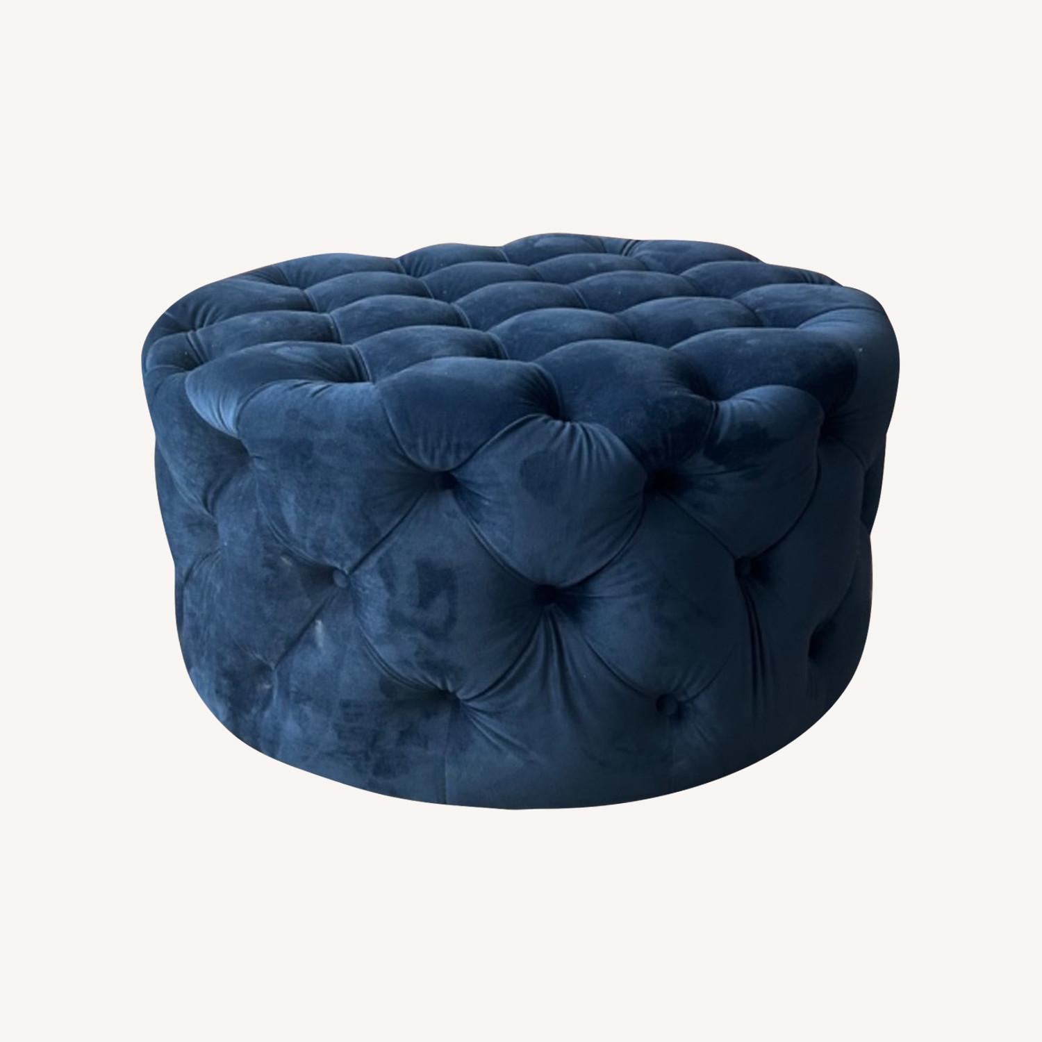 Blue Ottoman Velvet - image-0